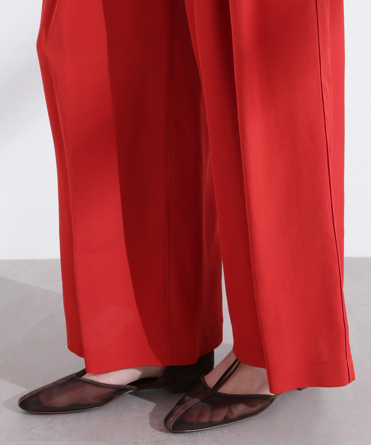 ANTHEM A/SILKY VISCOSE FLARE EASY PANTS 6715127043