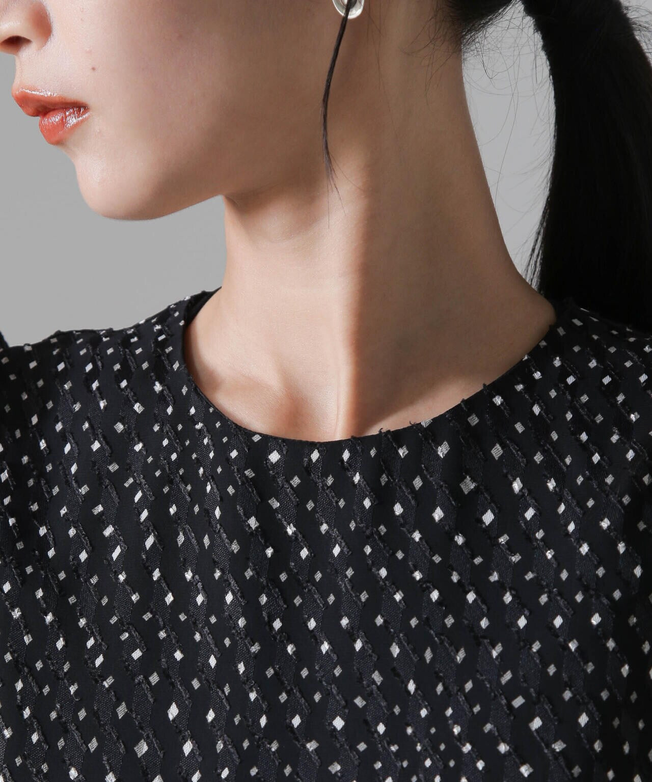 troisiemechaco/カットジャガードワンピース 6714219033
