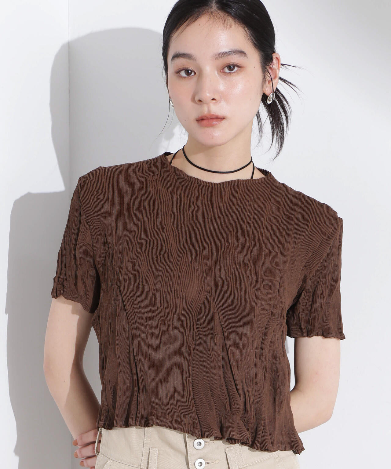 Gongdid Design/Wavy crop top 6715121013
