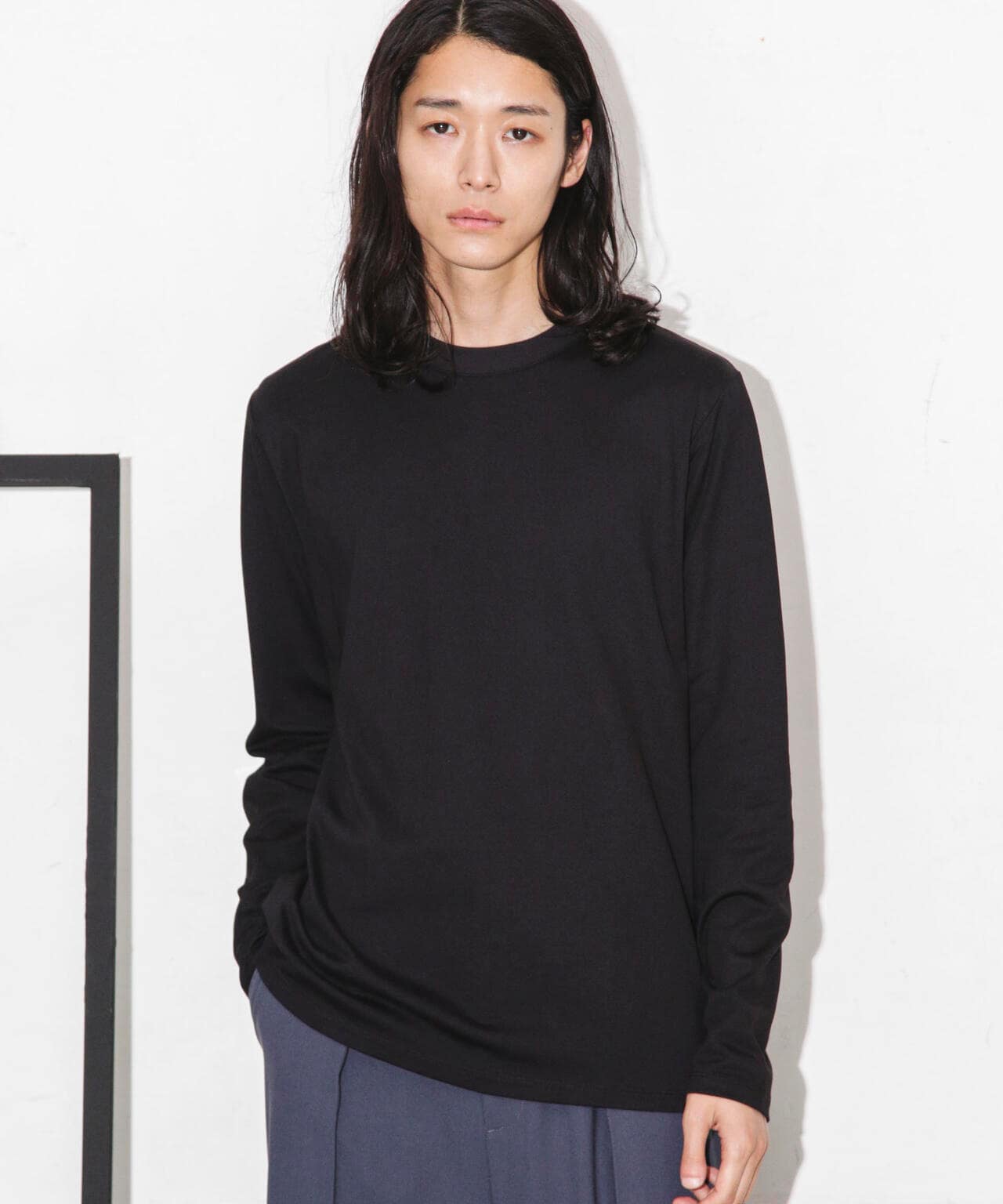 Anti Soaked 汗染み防止 クルーネックTシャツ長袖 6684123208