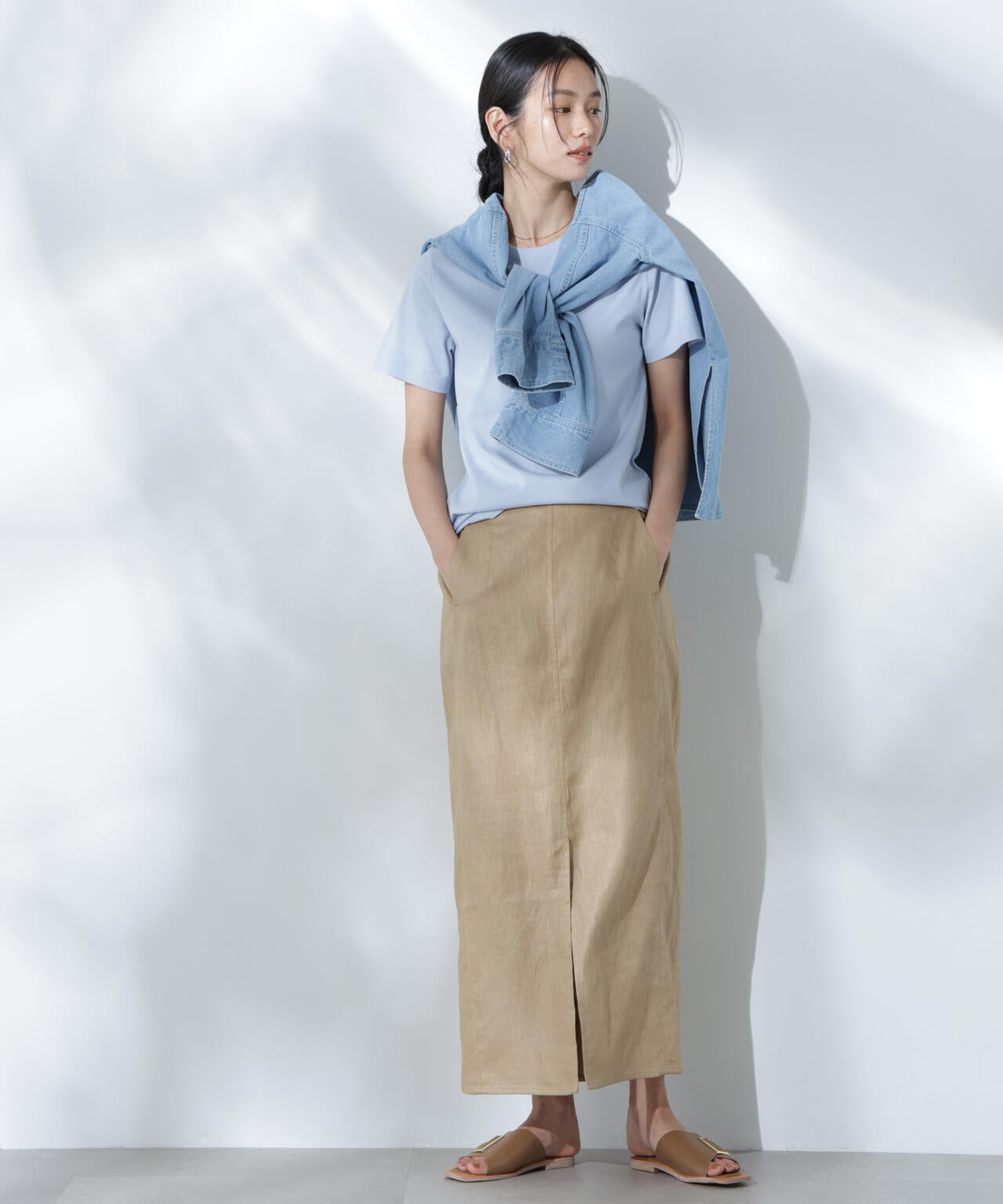 Anti Soaked(R) 汗染み防止カラフルクルーTシャツ 6695124306