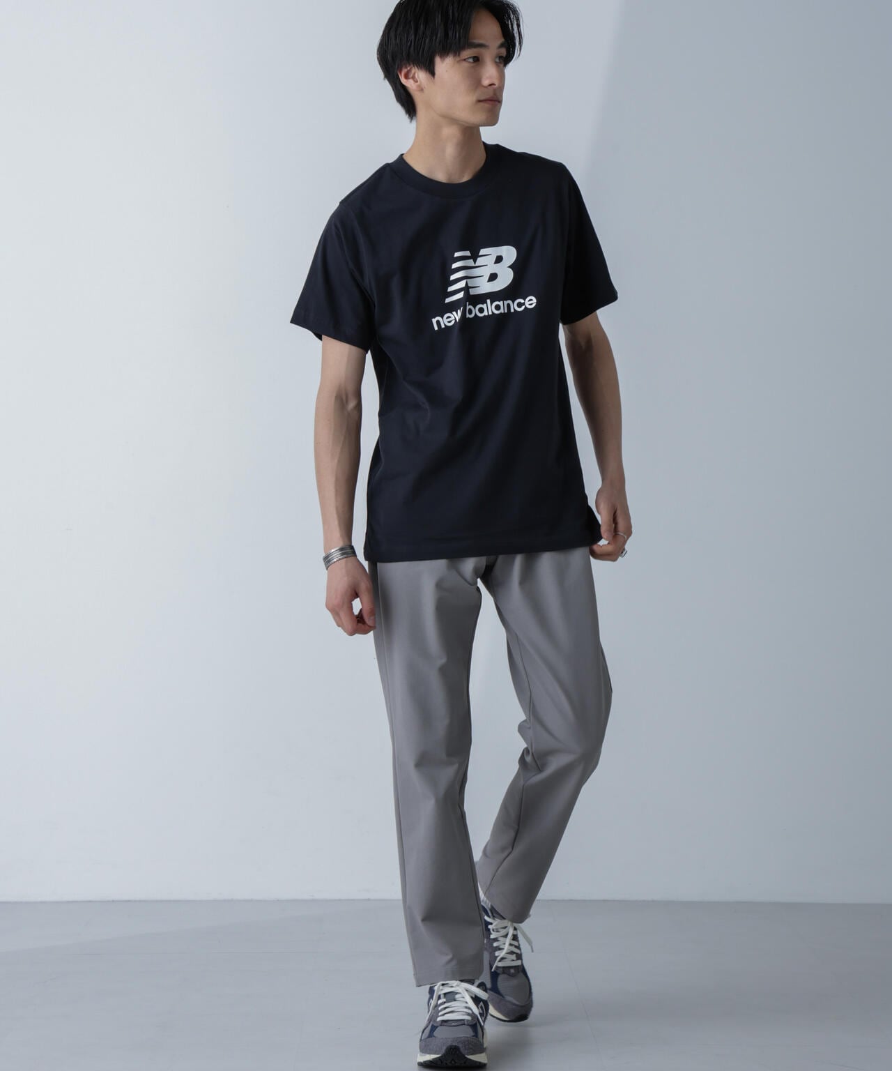 new balance/Stacked Logo ショートスリーブTシャツ 6704124043