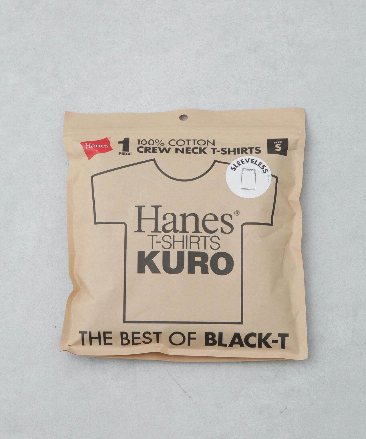Hanes/1P T-SHIRTS KURO スリーブレスTシャツ 6715124013