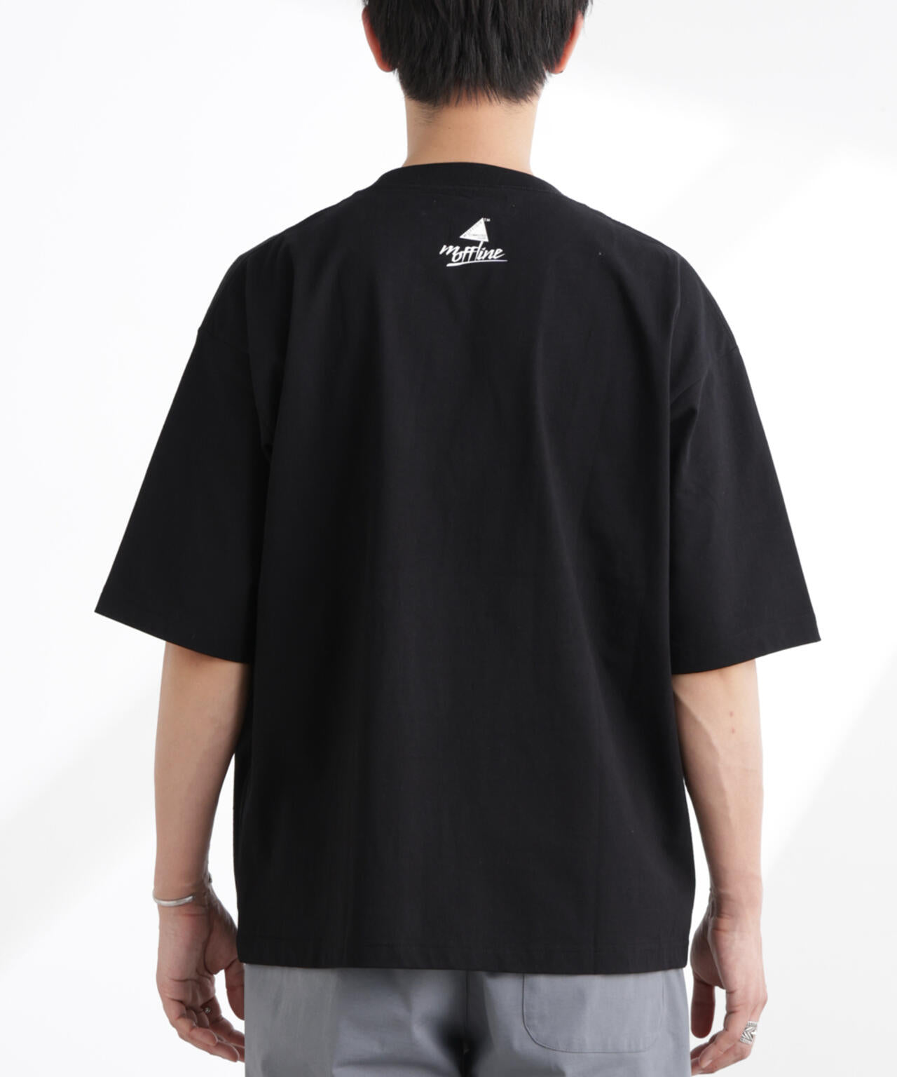 「MOFFISIE」1.0オリジナルプリント Tシャツ 半袖 6725124225