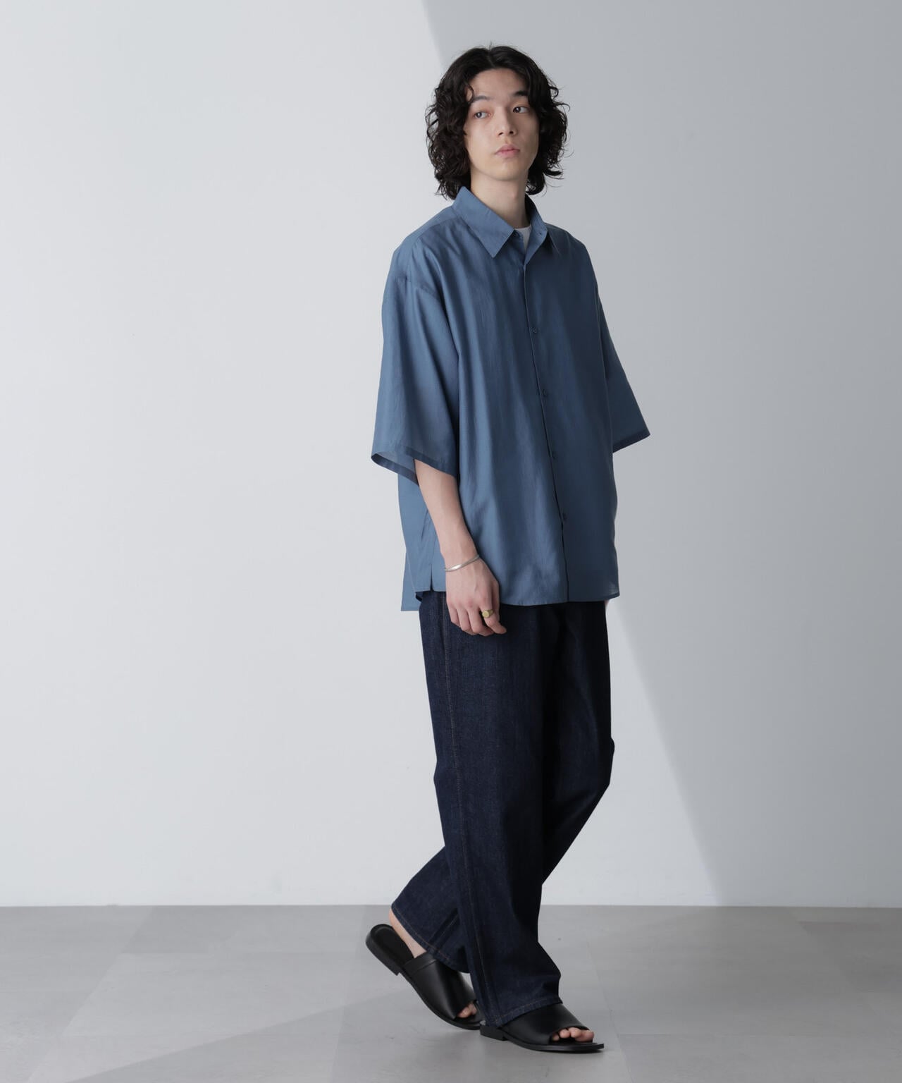 リラックスシアーシャツ 半袖 6724121231