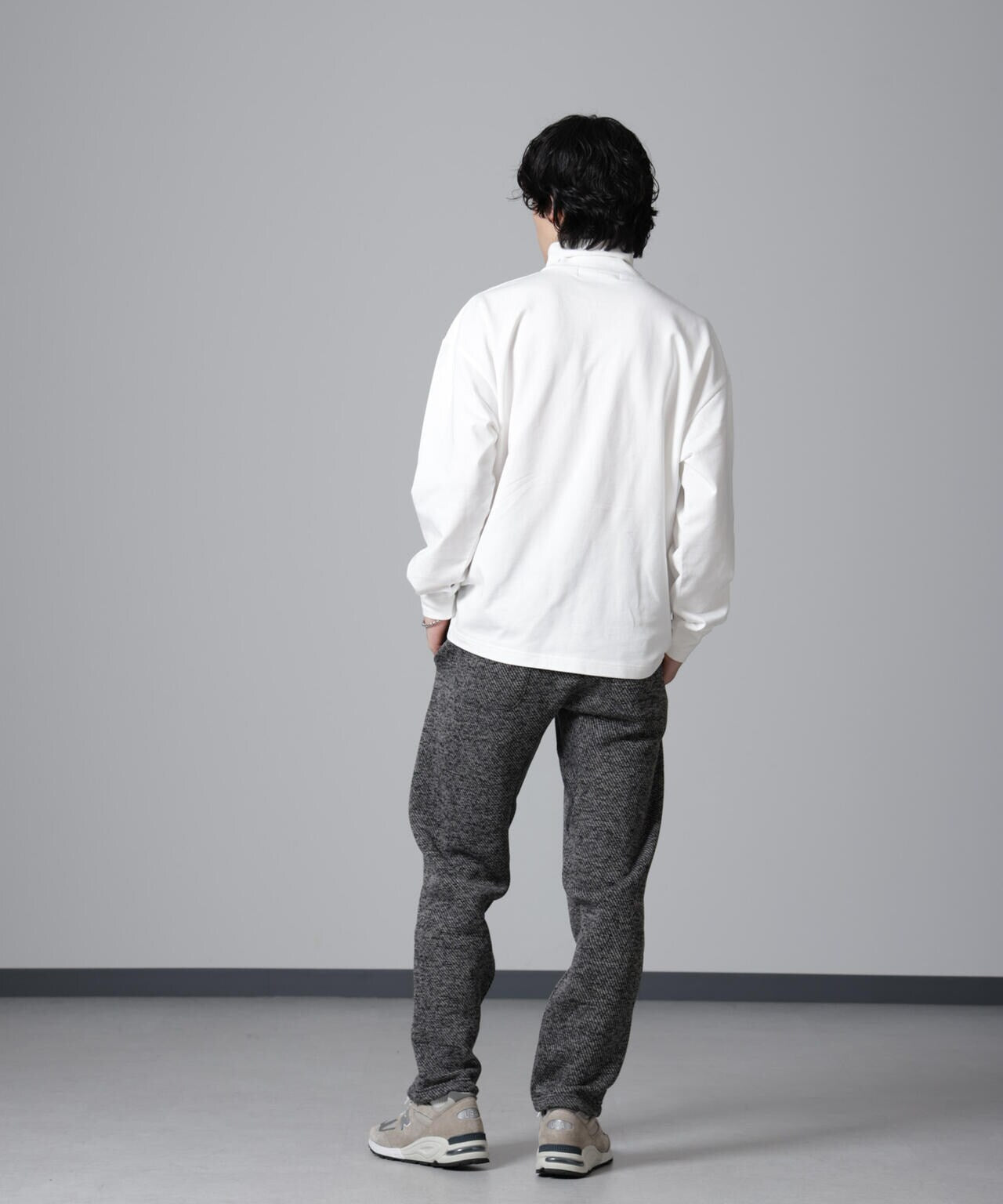 タートルカットミニ裏毛Tシャツ 長袖 6724223235