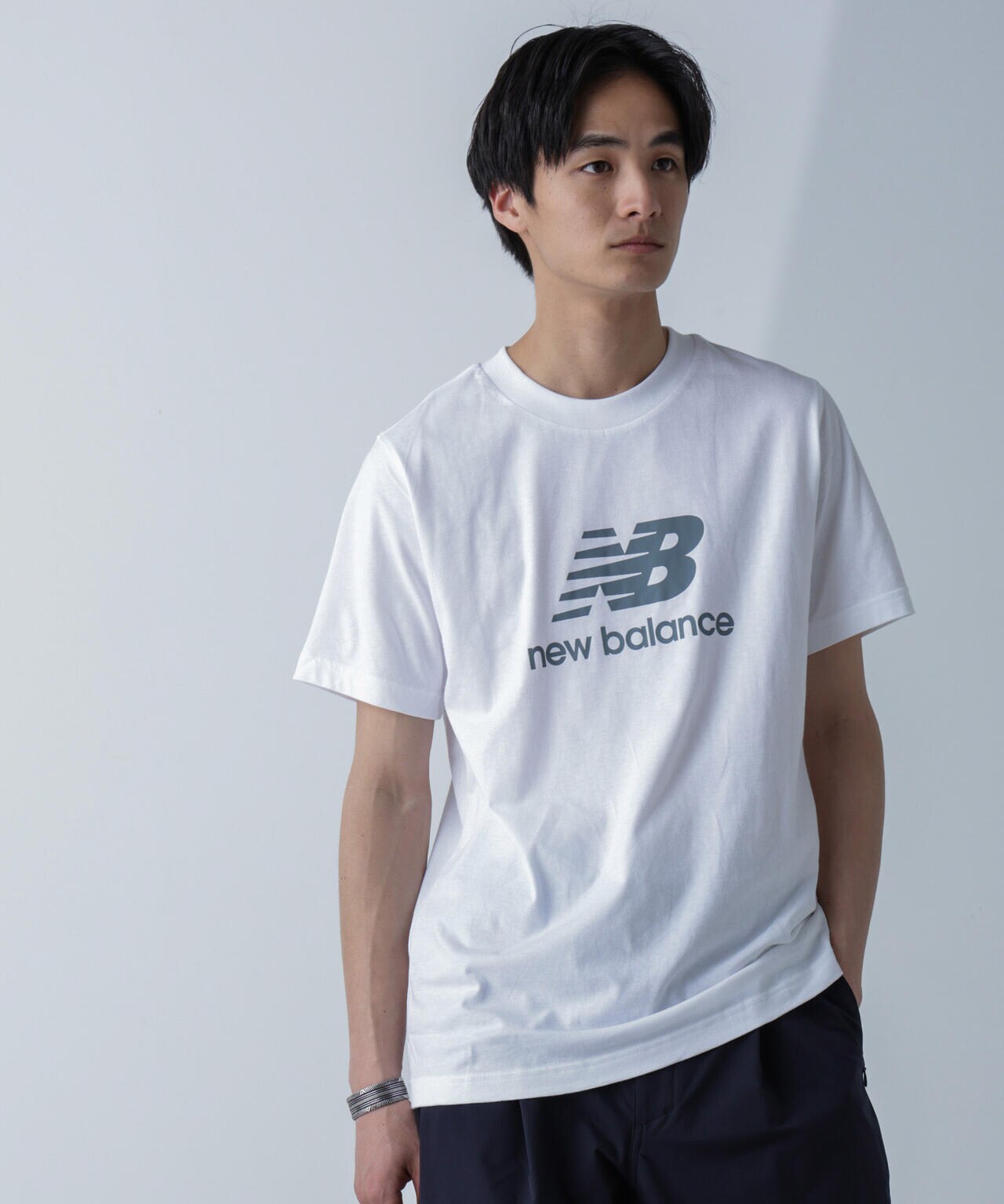 new balance/Stacked Logo ショートスリーブTシャツ 6704124043