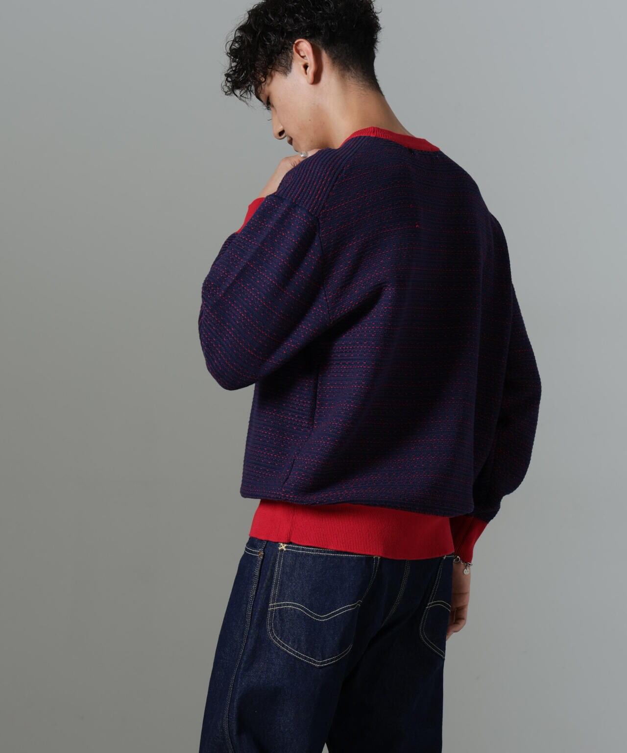 「NJ/CLUB」HOMESTOCK ジャガードニット 6684222241