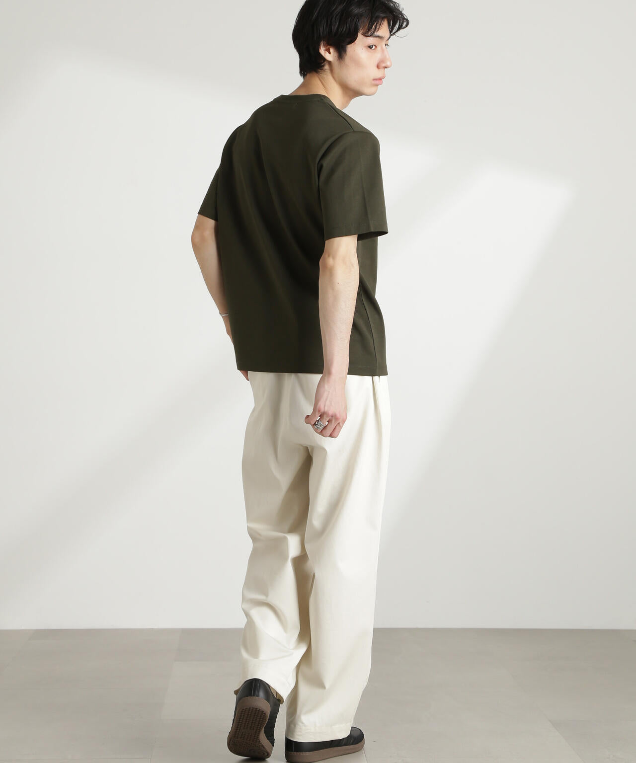 ダブルスムースVネックTシャツ 半袖 6725124214