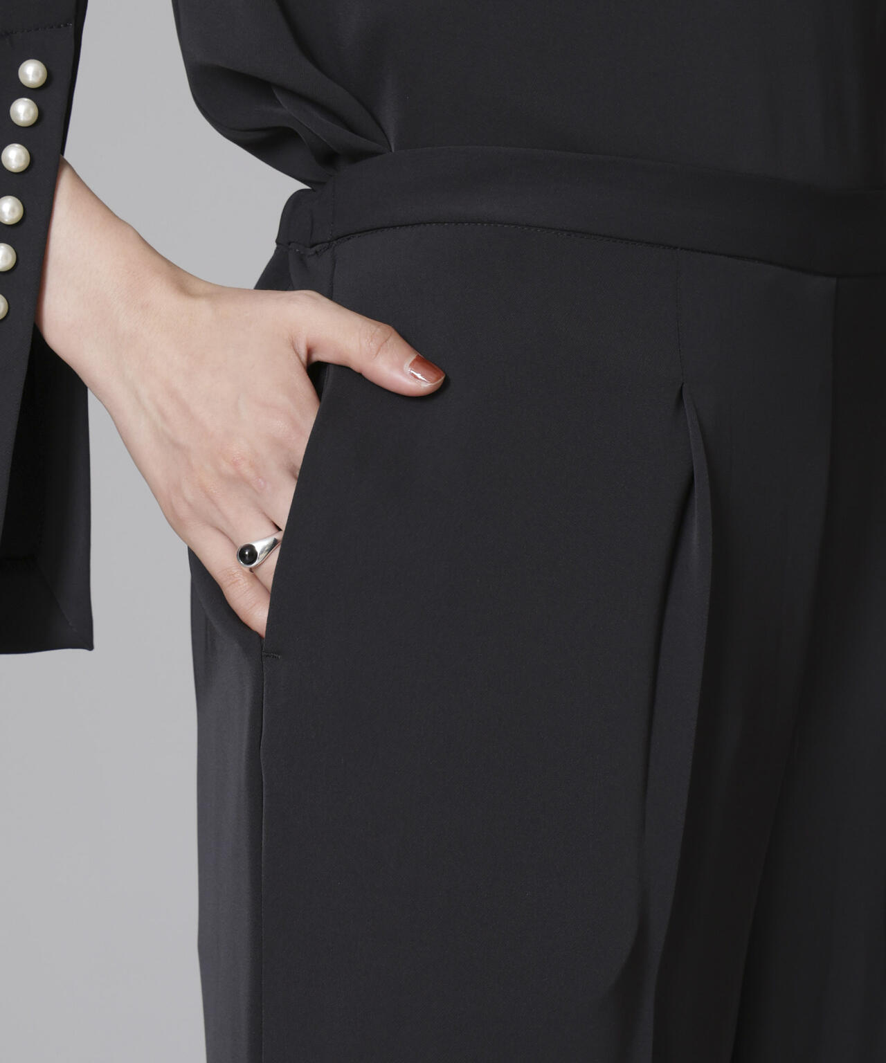 troisiemechaco/DOUBLE CLOTH セットアップパンツ 6714229002