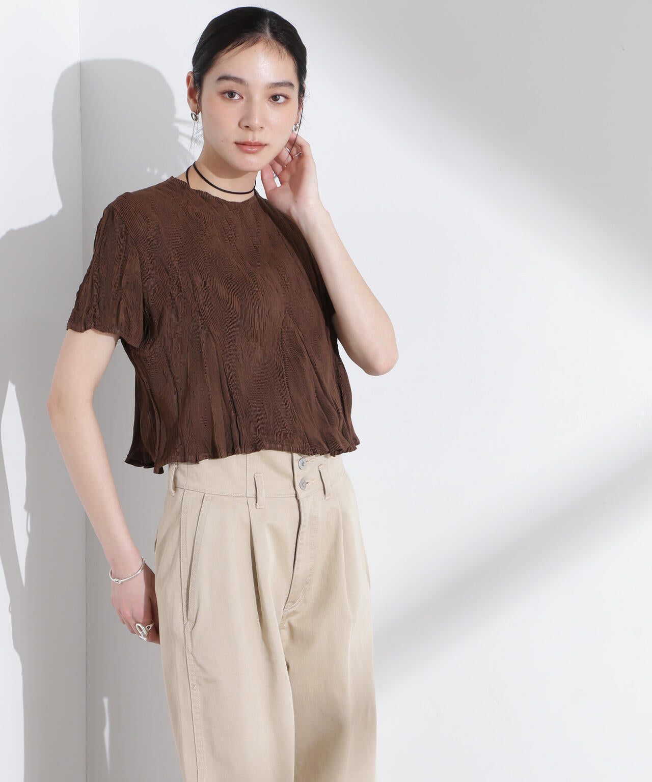 Gongdid Design/Wavy crop top 6715121013