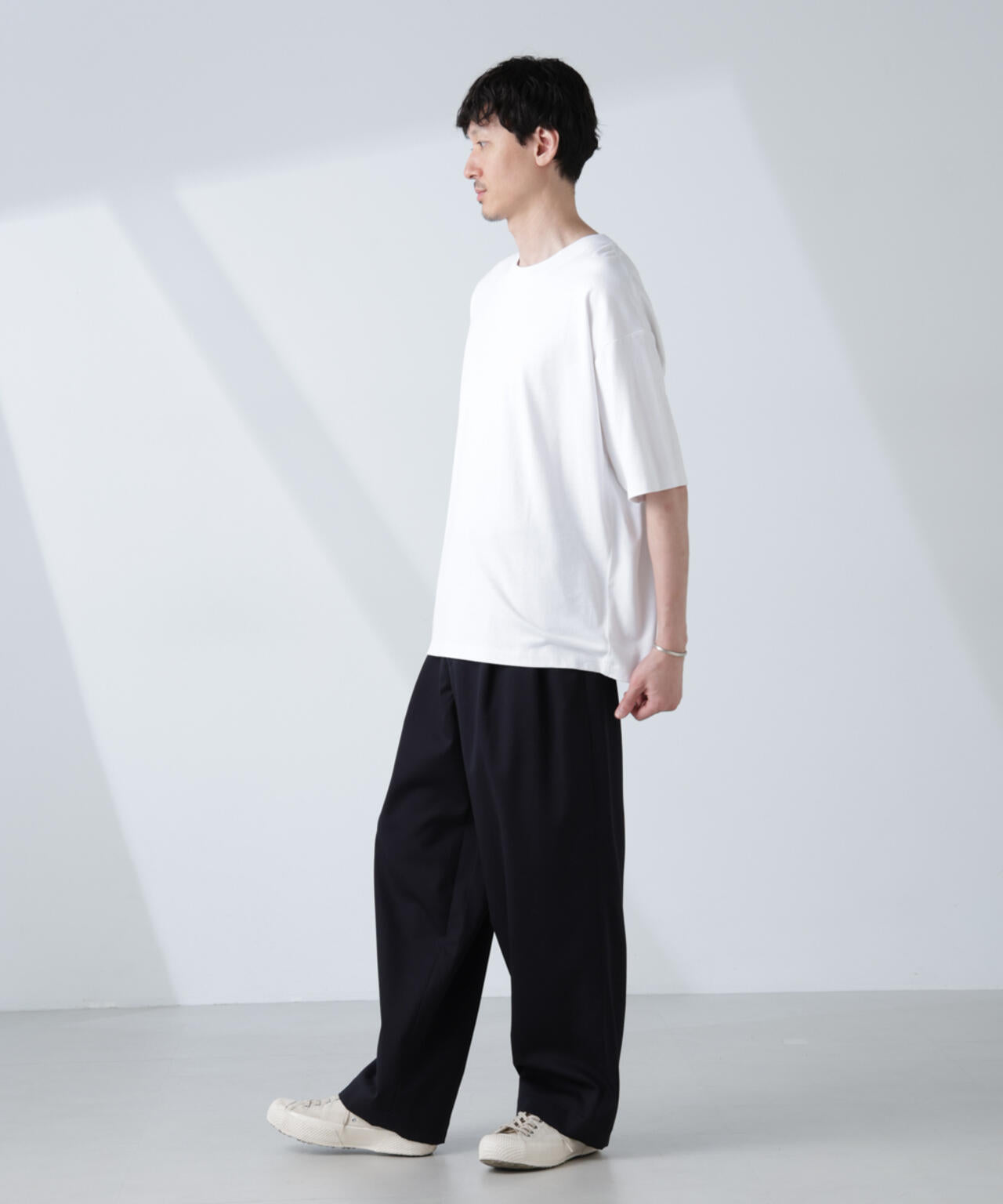 WEB限定/Anti Soaked(R) 汗染み防止 クルーネック ビッグシルエットTシャツ 6685124233