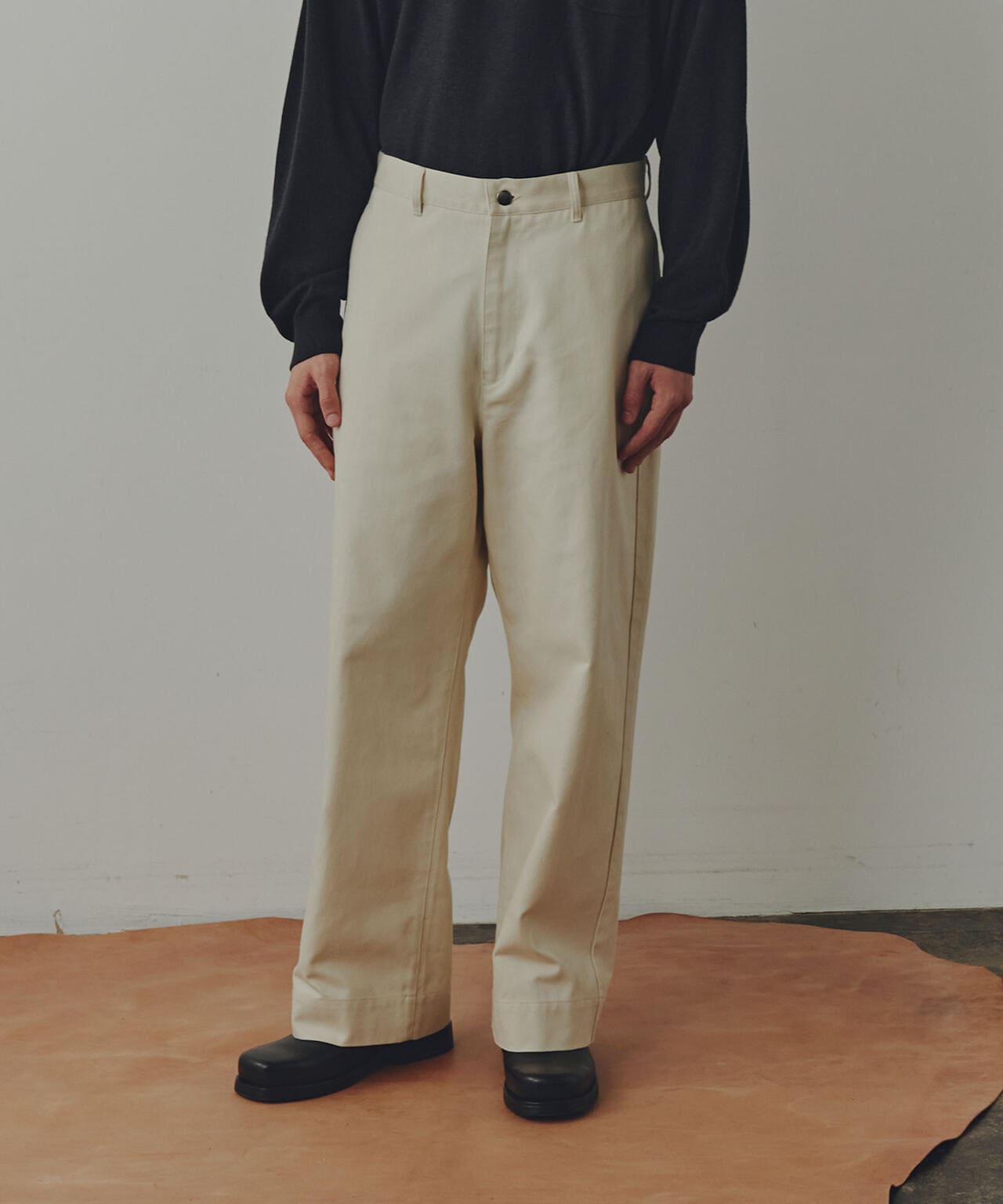 WEB限定/「Commonuse」コットンツイルワイドパンツ 6743227214