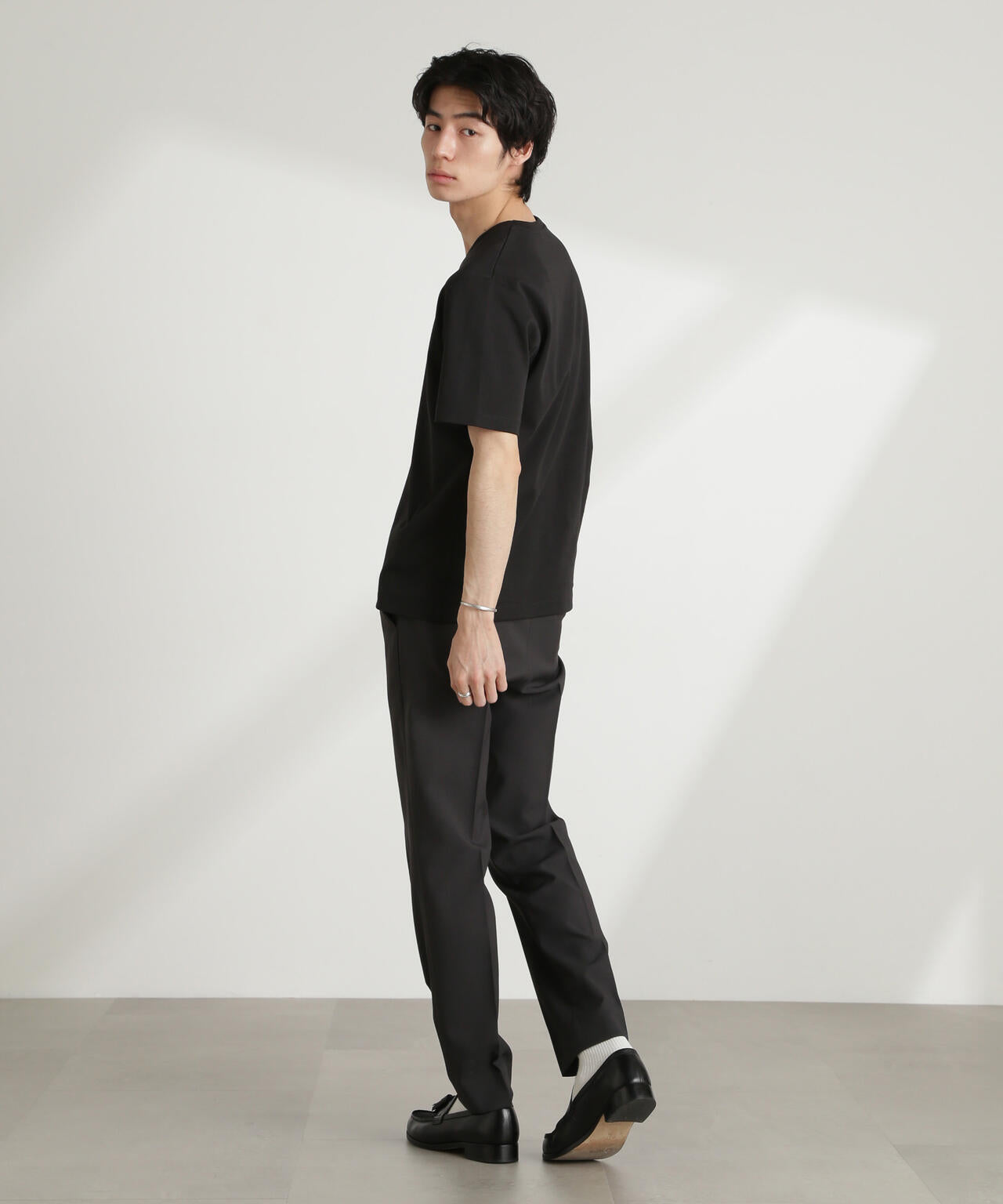 ダブルスムースVネックTシャツ 半袖 6725124214