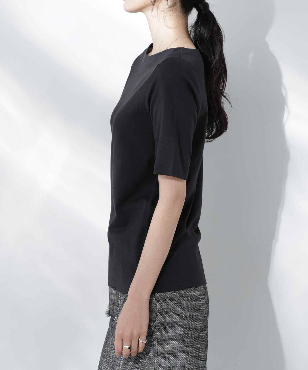 Anti Soaked(R) 汗染み防止ボートネックTシャツ 6695124303