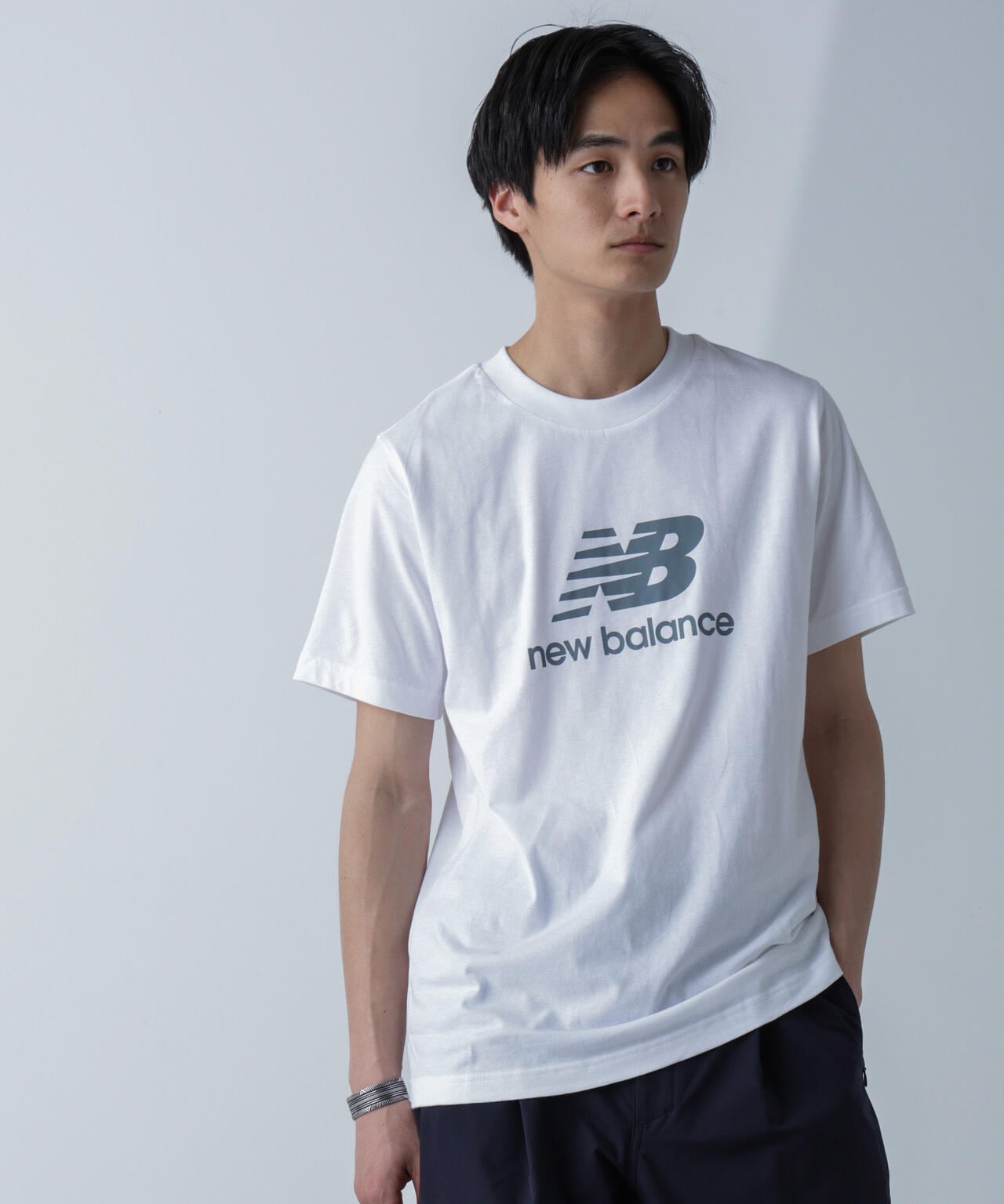 new balance/Stacked Logo ショートスリーブTシャツ 6704124043