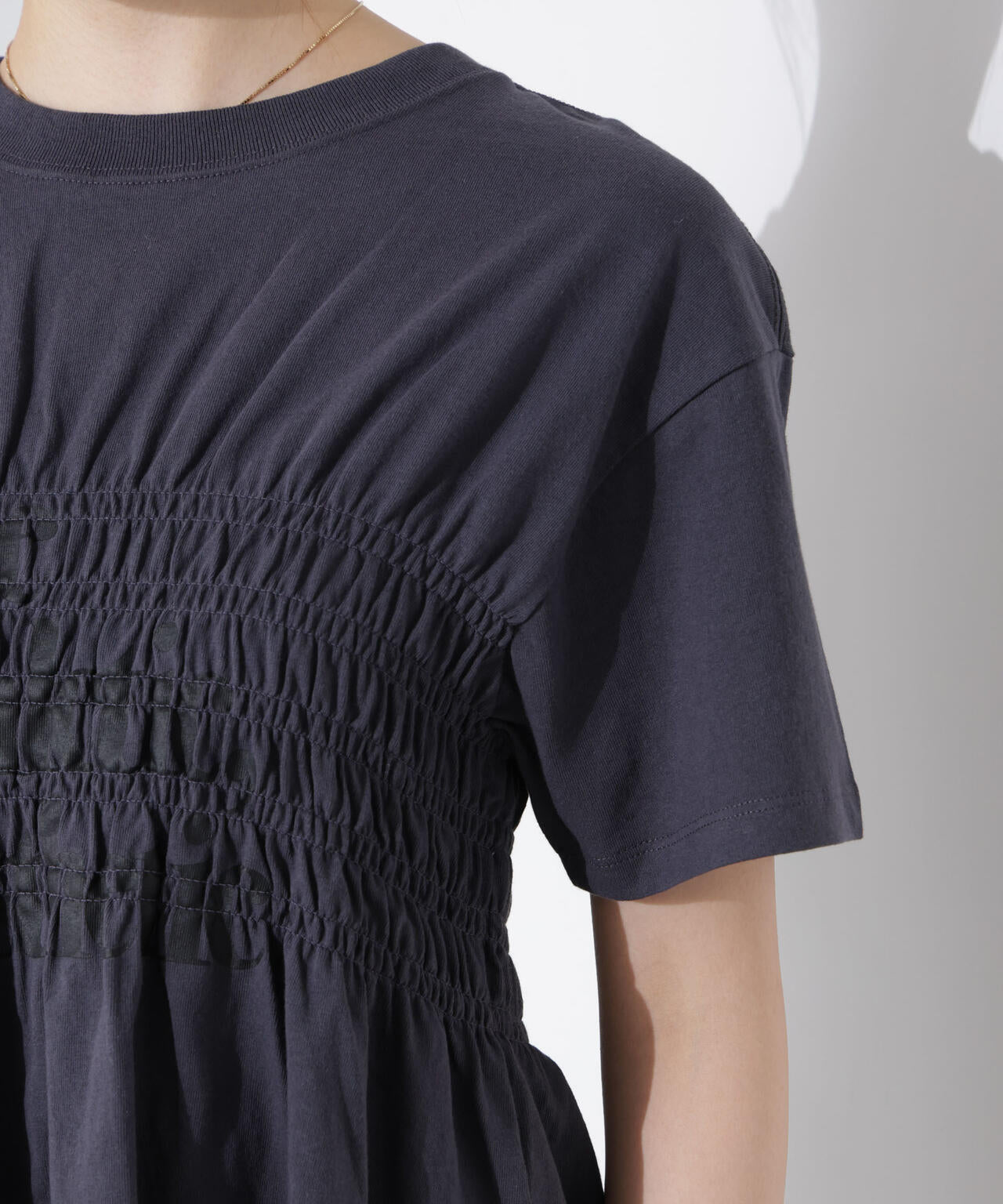 RUSSELL ATHLETIC/別注 Jersey Shirring T 6715124035