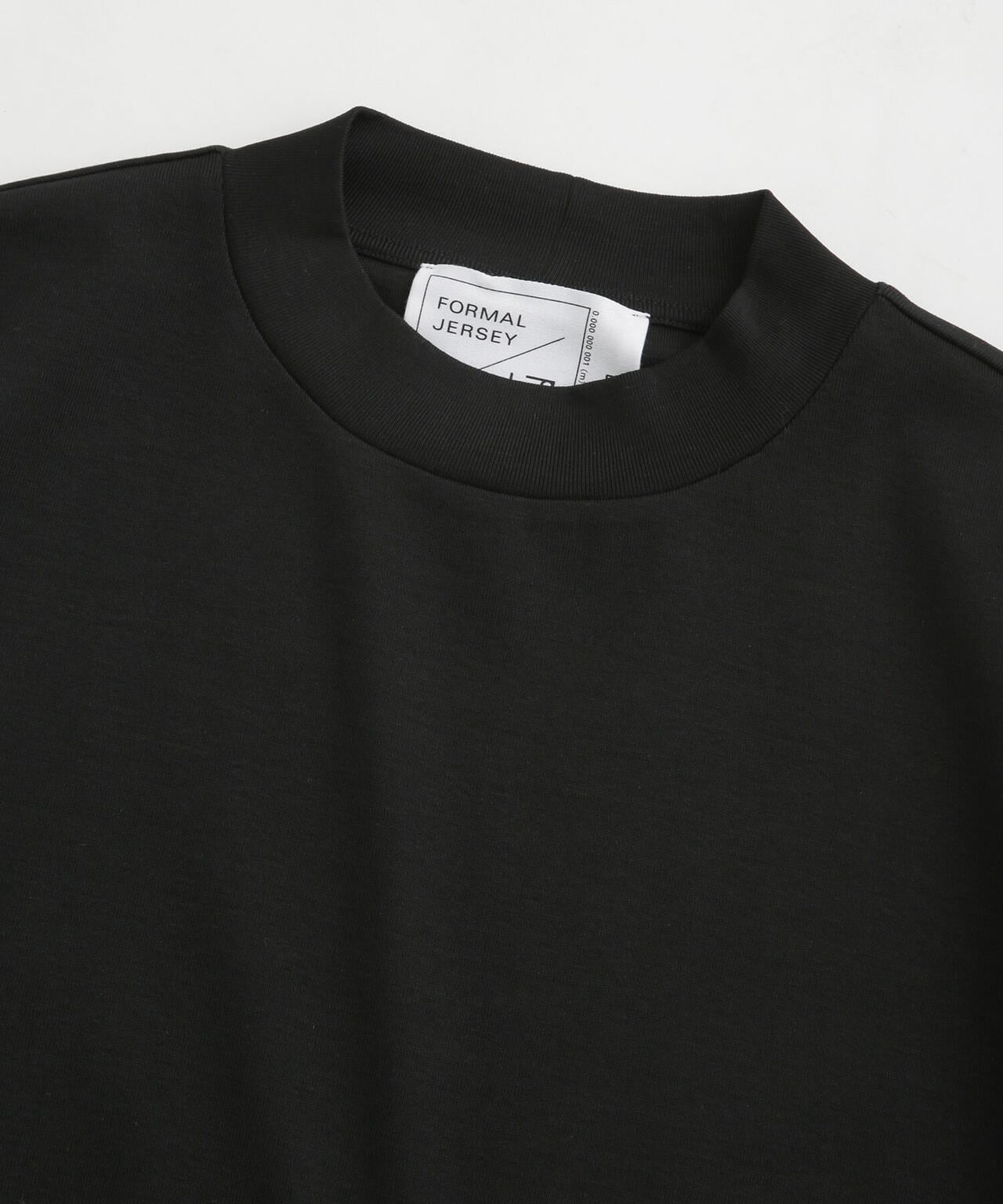 LB.03/「FORMAL JERSEY」モックネックカットソー半袖 6683124216