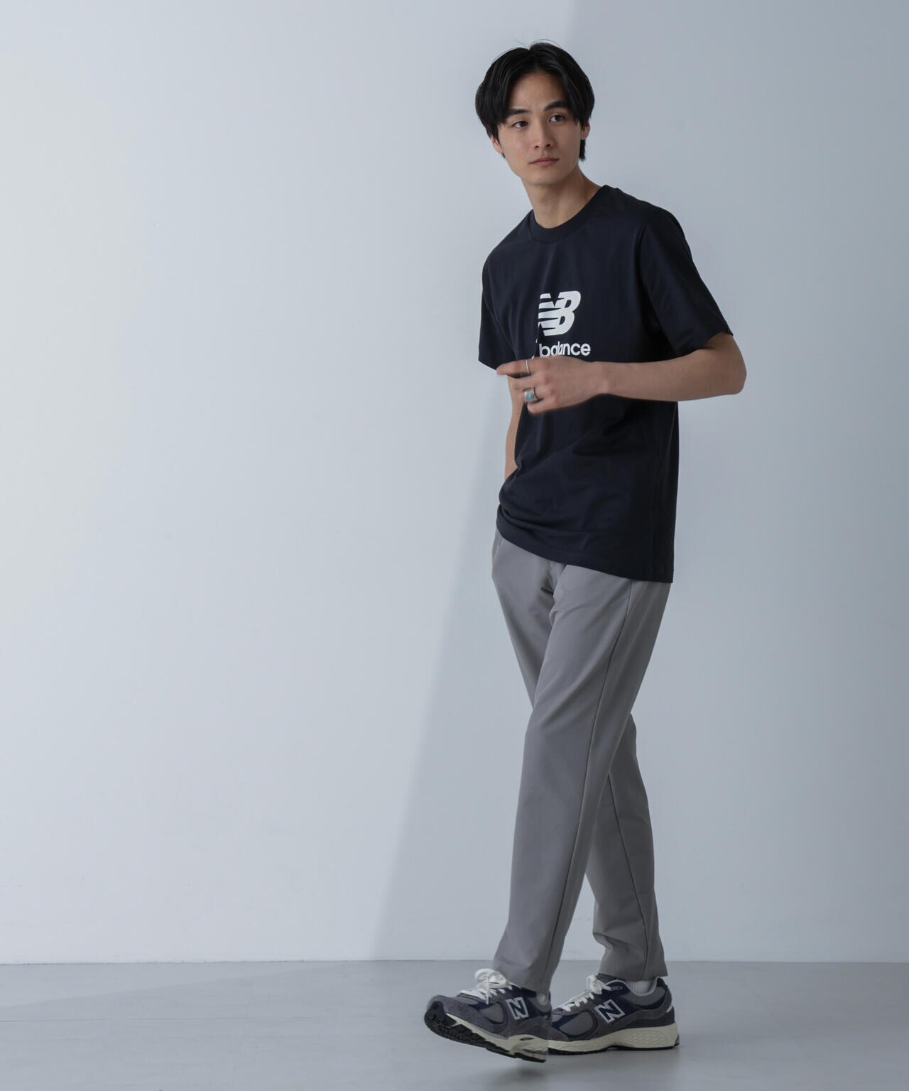 new balance/Stacked Logo ショートスリーブTシャツ 6704124043