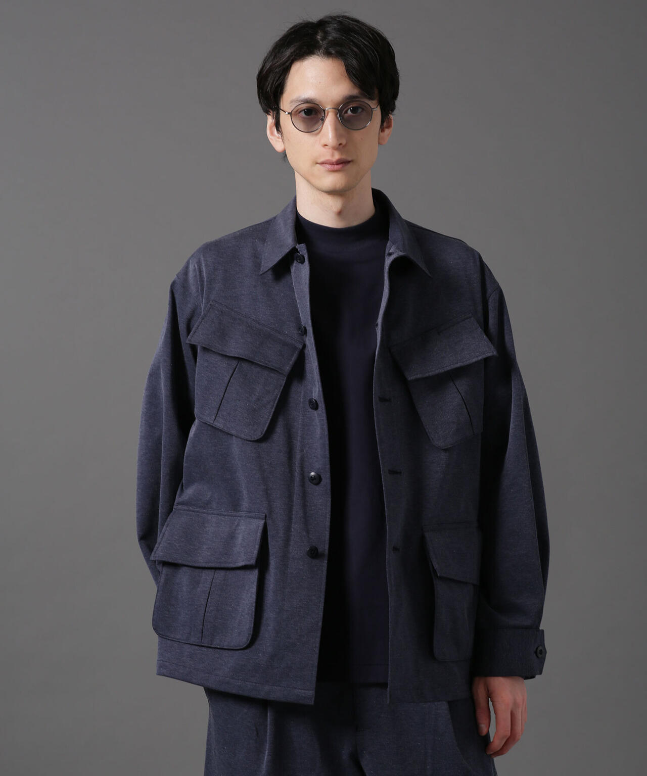 LB.01/ツイルニットフィールドジャケット 6683112205