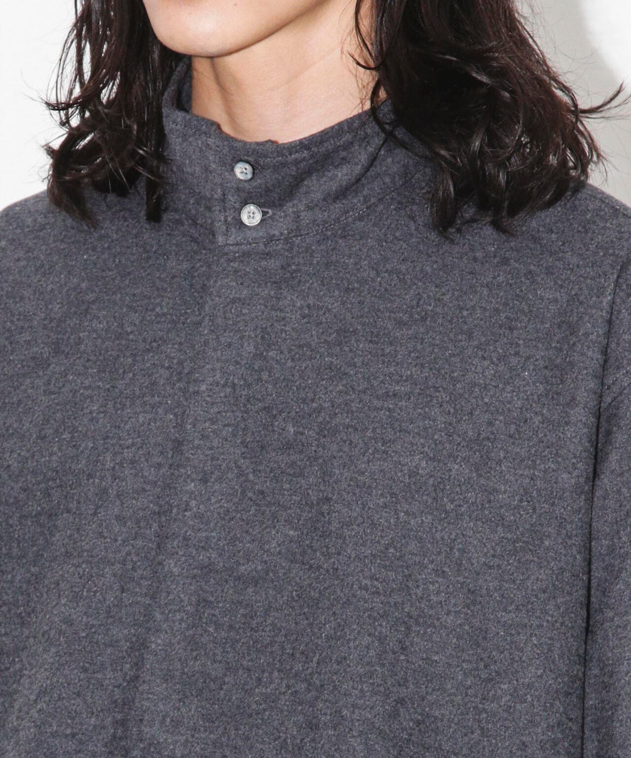 シャモアクロス スタンドカラーシャツ 6683220229