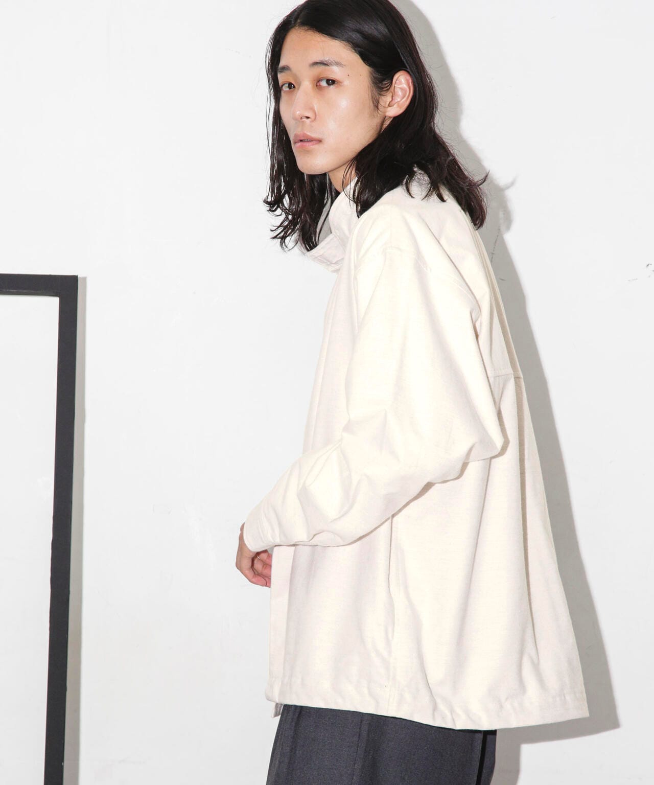 シャモアクロス スタンドカラーシャツ 6683220229