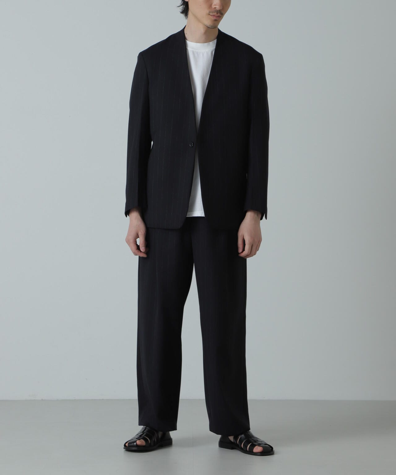 AB.ハイツイストウールトロジレカラーオーバージャケット(セットアップ可) 6684116206