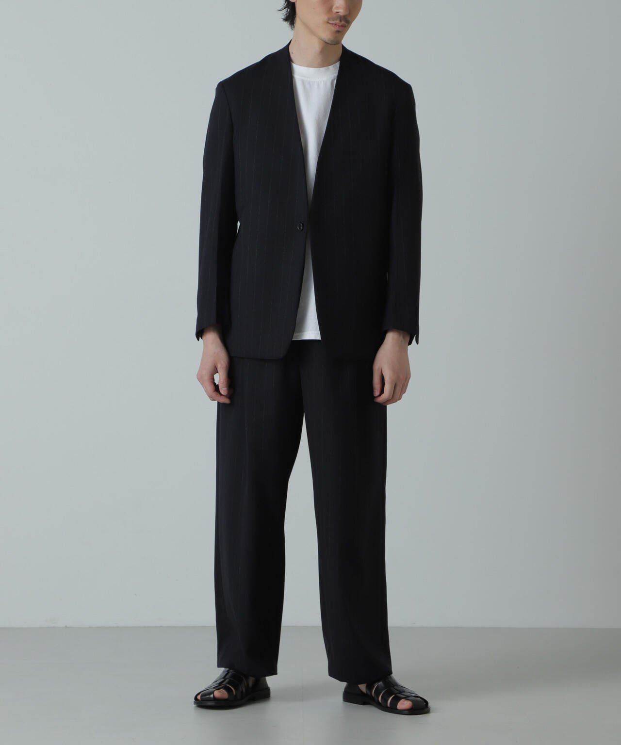 AB.ハイツイストウールトロジレカラーオーバージャケット(セットアップ可) 6684116206