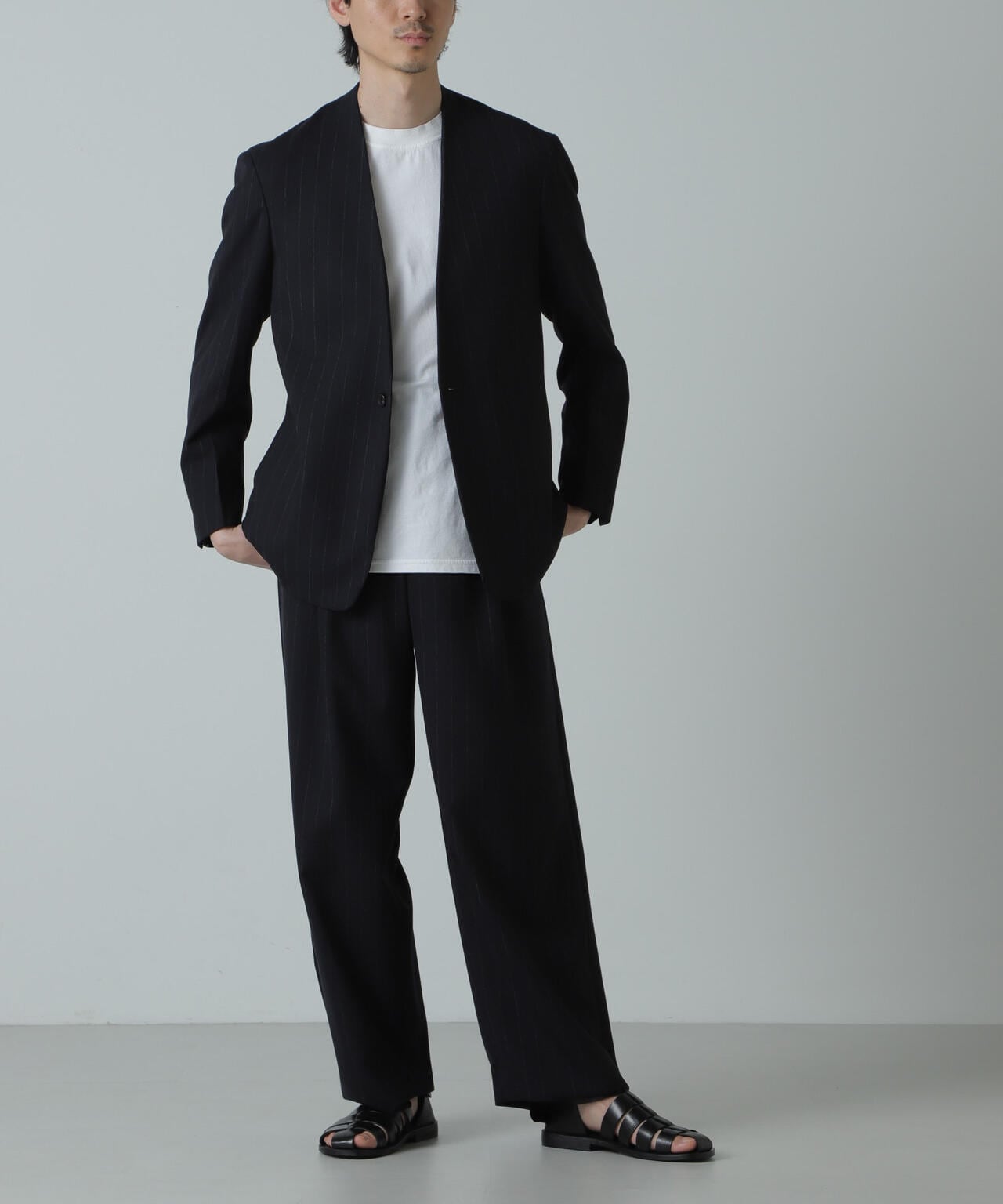 AB.ハイツイストウールトロジレカラーオーバージャケット(セットアップ可) 6684116206