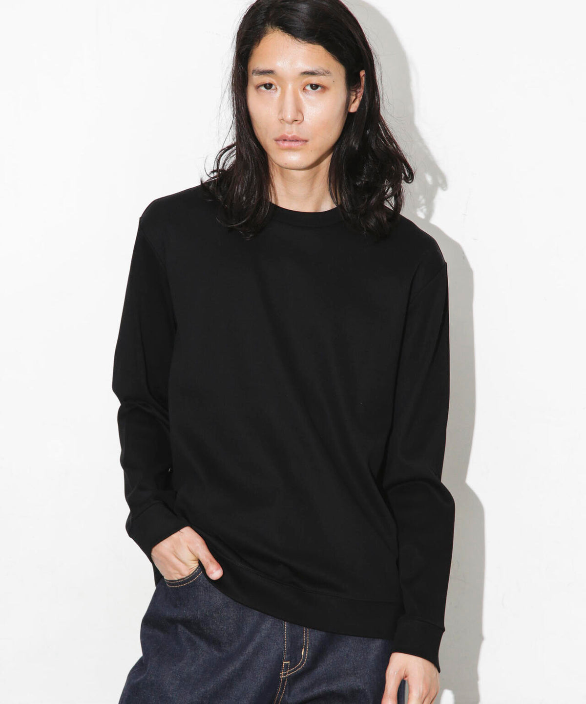 「FORMAL JERSEY」クルーネックカットソー長袖 6684123205