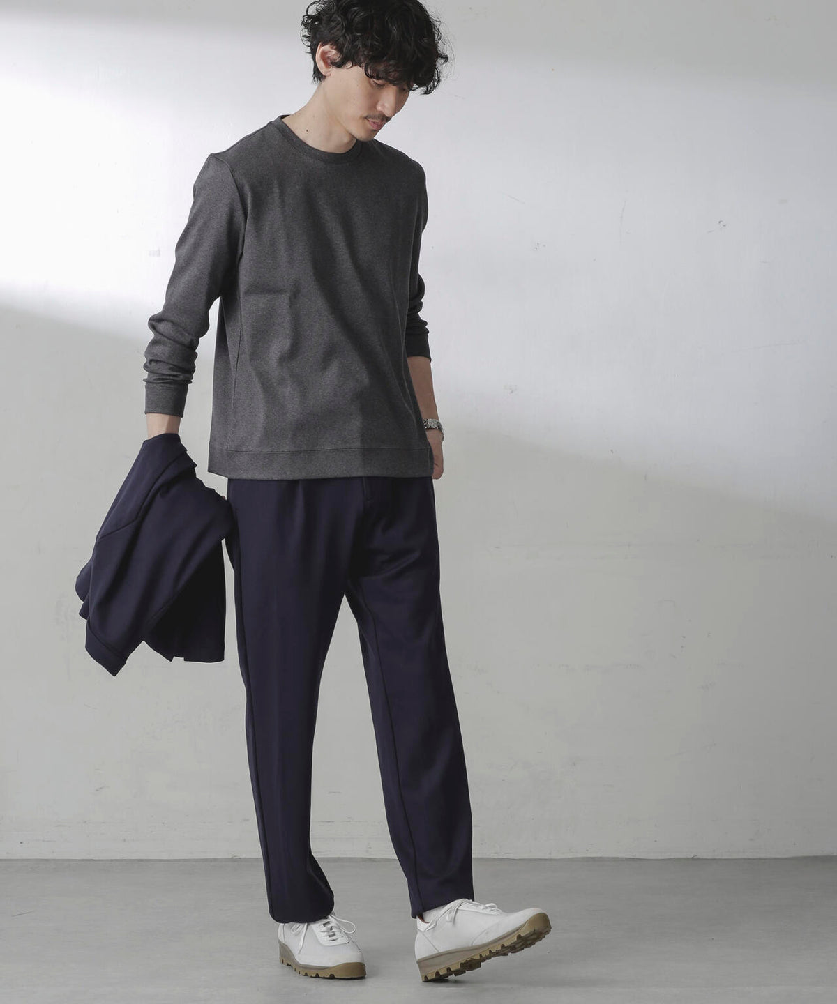 「FORMAL JERSEY」クルーネックカットソー長袖 6684123205