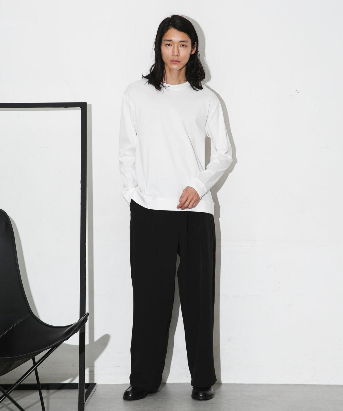 「FORMAL JERSEY」クルーネックカットソー長袖 6684123205