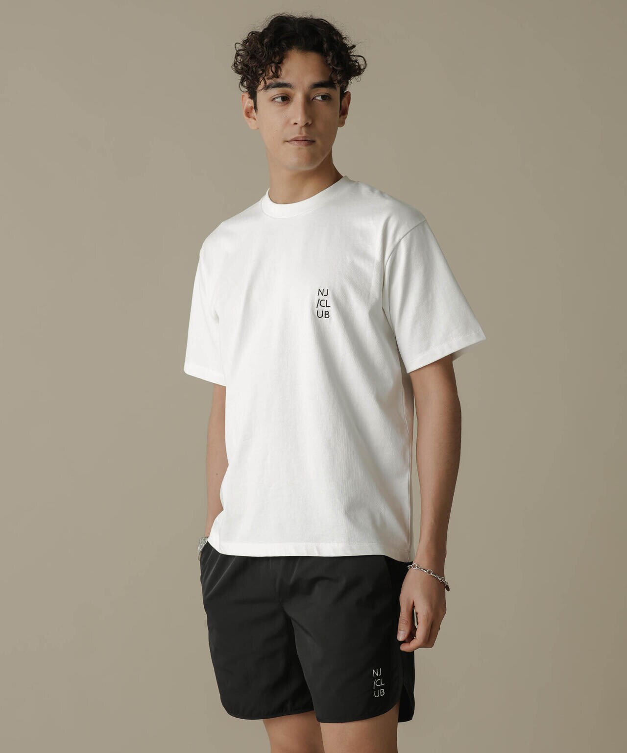 「NJ/CLUB」PARKSTOCK ベーシックTシャツ 6684124223