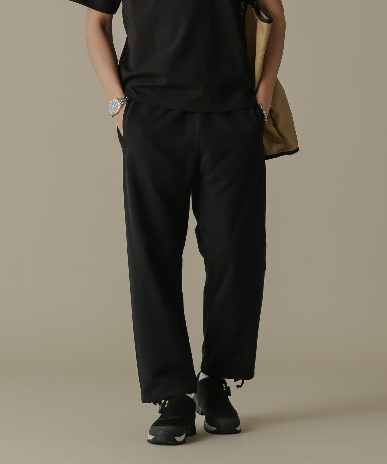 「NJ/CLUB」HOMESTOCK SORONA裏毛2WAYスウェットパンツ(セットアップ可) 6684127208