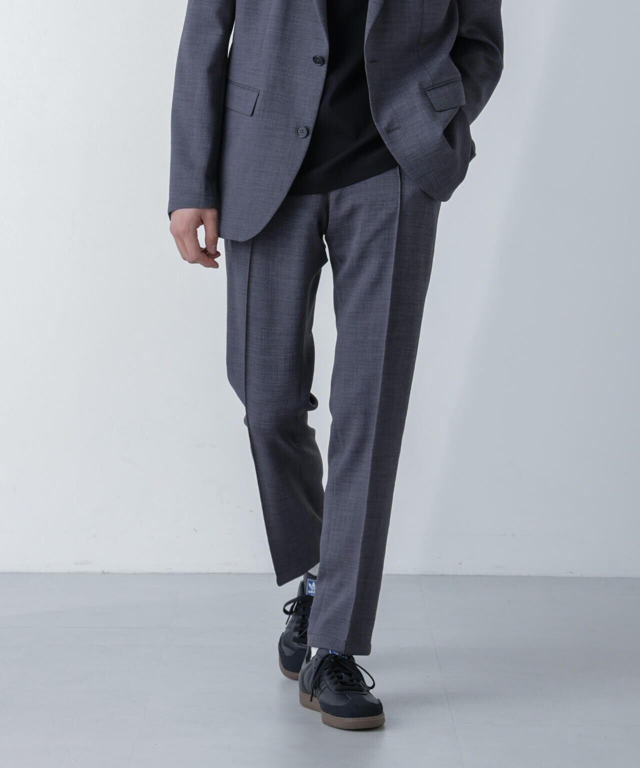 「N TROUSERS」Reflax(R)スラブツイルストレッチパンツ(セットアップ可) 6684129203