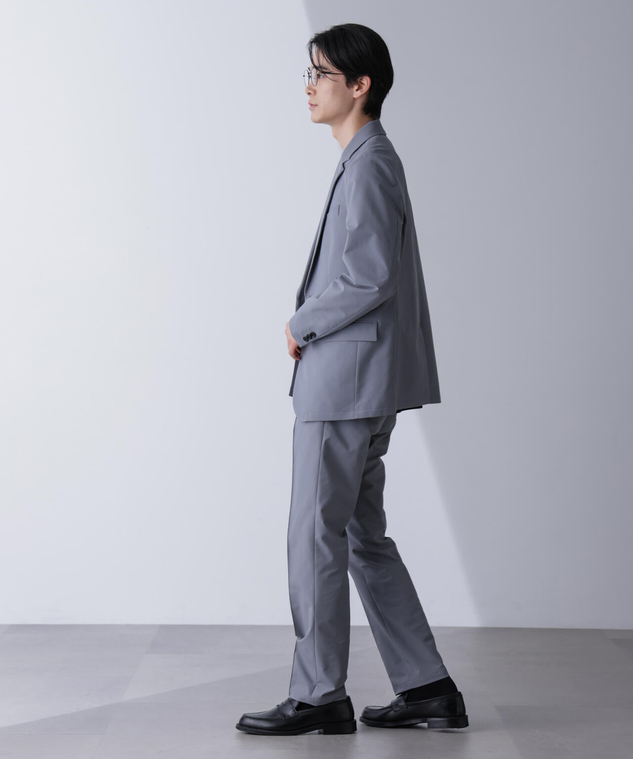 「N JACKET PREMIUM」TEXBRID(R)撥水ウラドットストレッチジャケット(セットアップ可) 6684217201