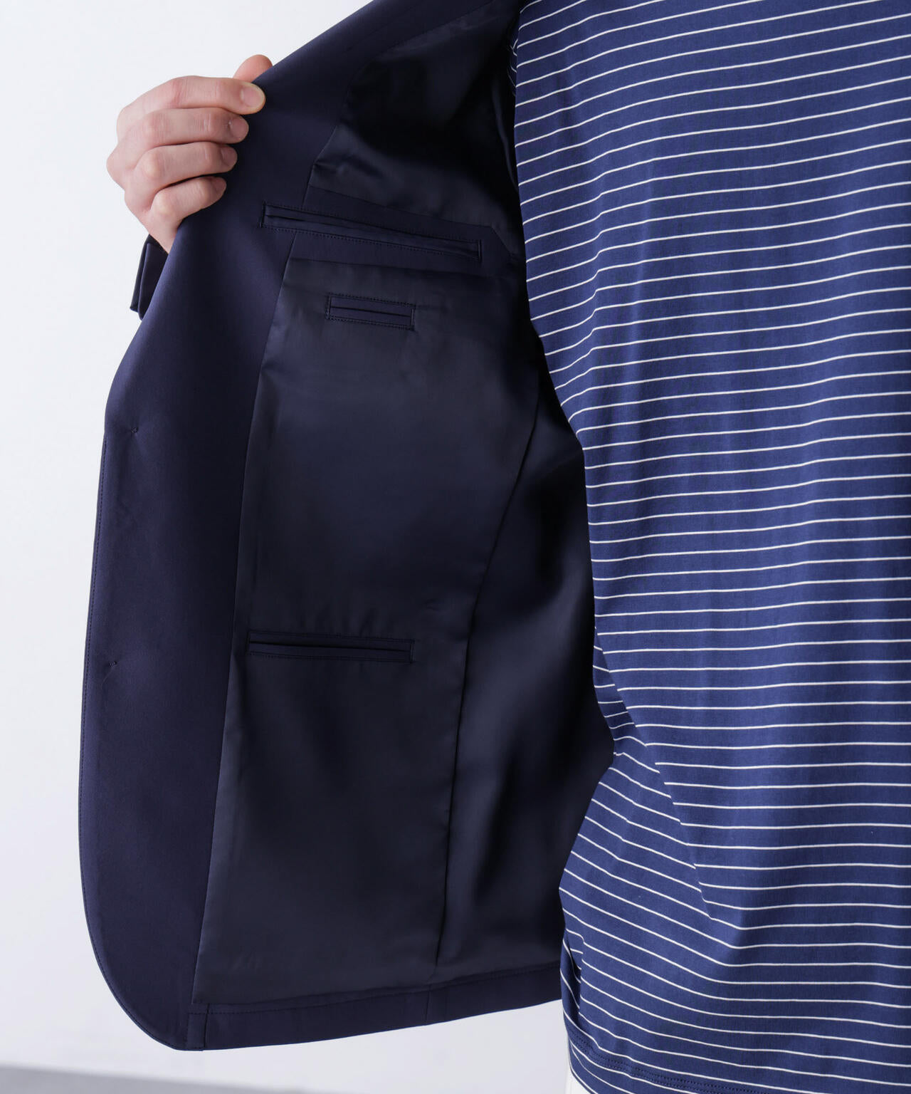 「N JACKET PREMIUM」TEXBRID(R)撥水ウラドットストレッチジャケット(セットアップ可) 6684217201