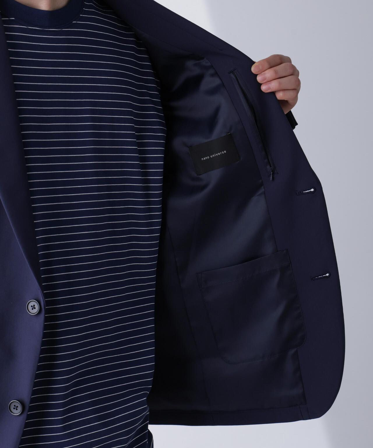 「N JACKET PREMIUM」TEXBRID(R)撥水ウラドットストレッチジャケット(セットアップ可) 6684217201