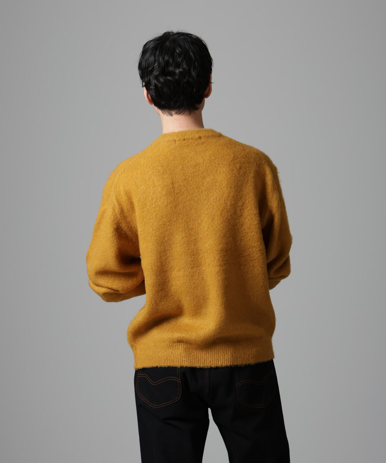 モヘヤブレンド起毛クルーネックニット 6684222257