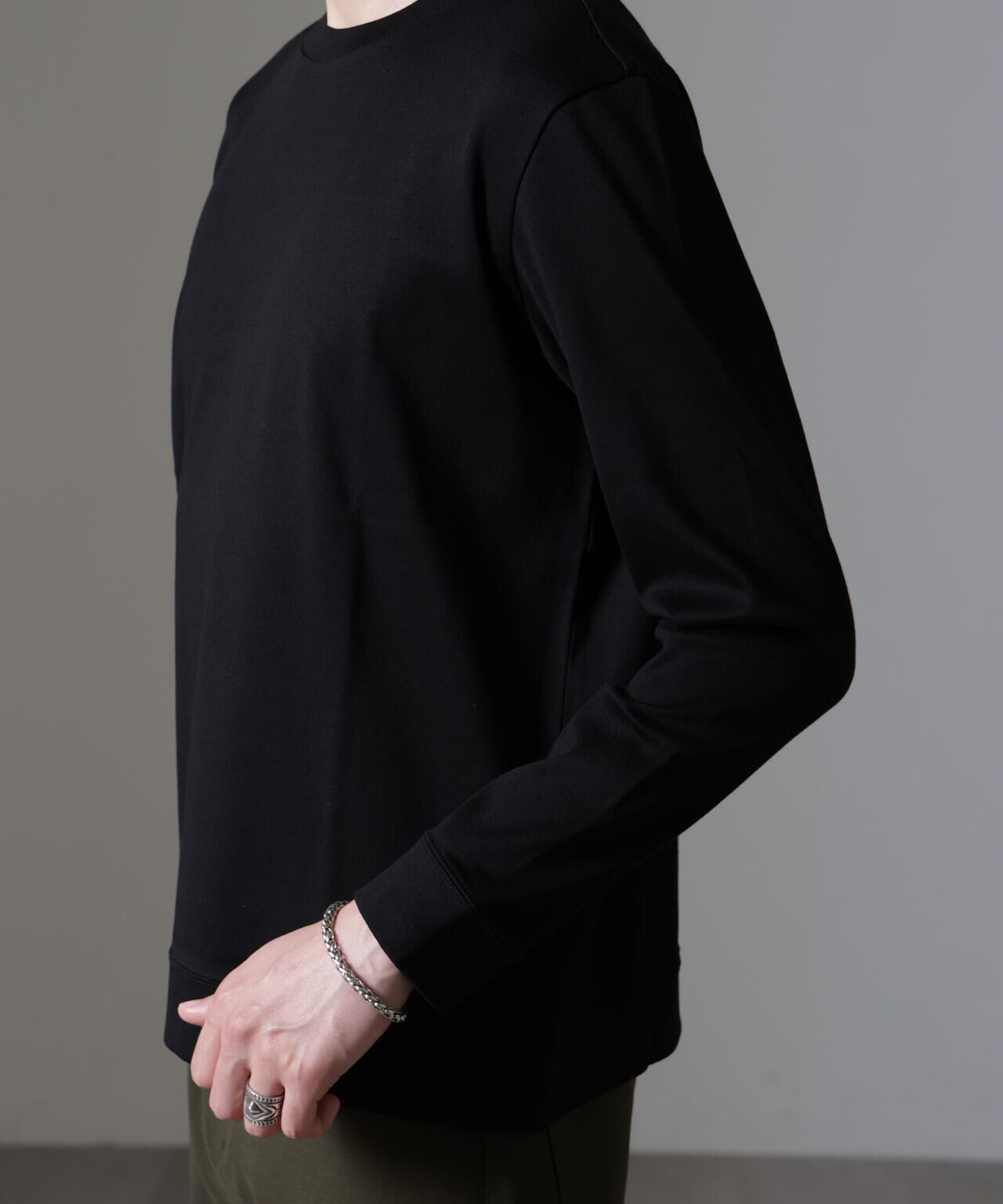「FORMAL JERSEY」クルーネックカットソー長袖 6684223215