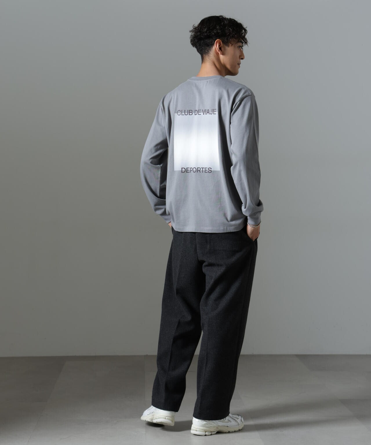 「NJ/CLUB」PARKSTOCK プリントロングスリーブTシャツ 6684223222