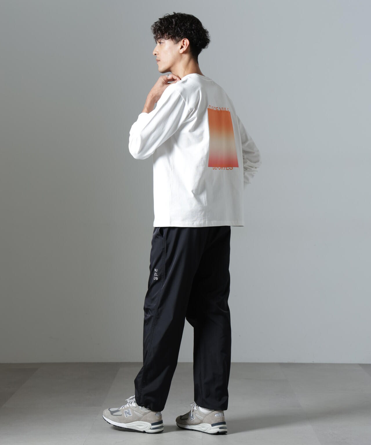 「NJ/CLUB」PARKSTOCK プリントロングスリーブTシャツ 6684223222