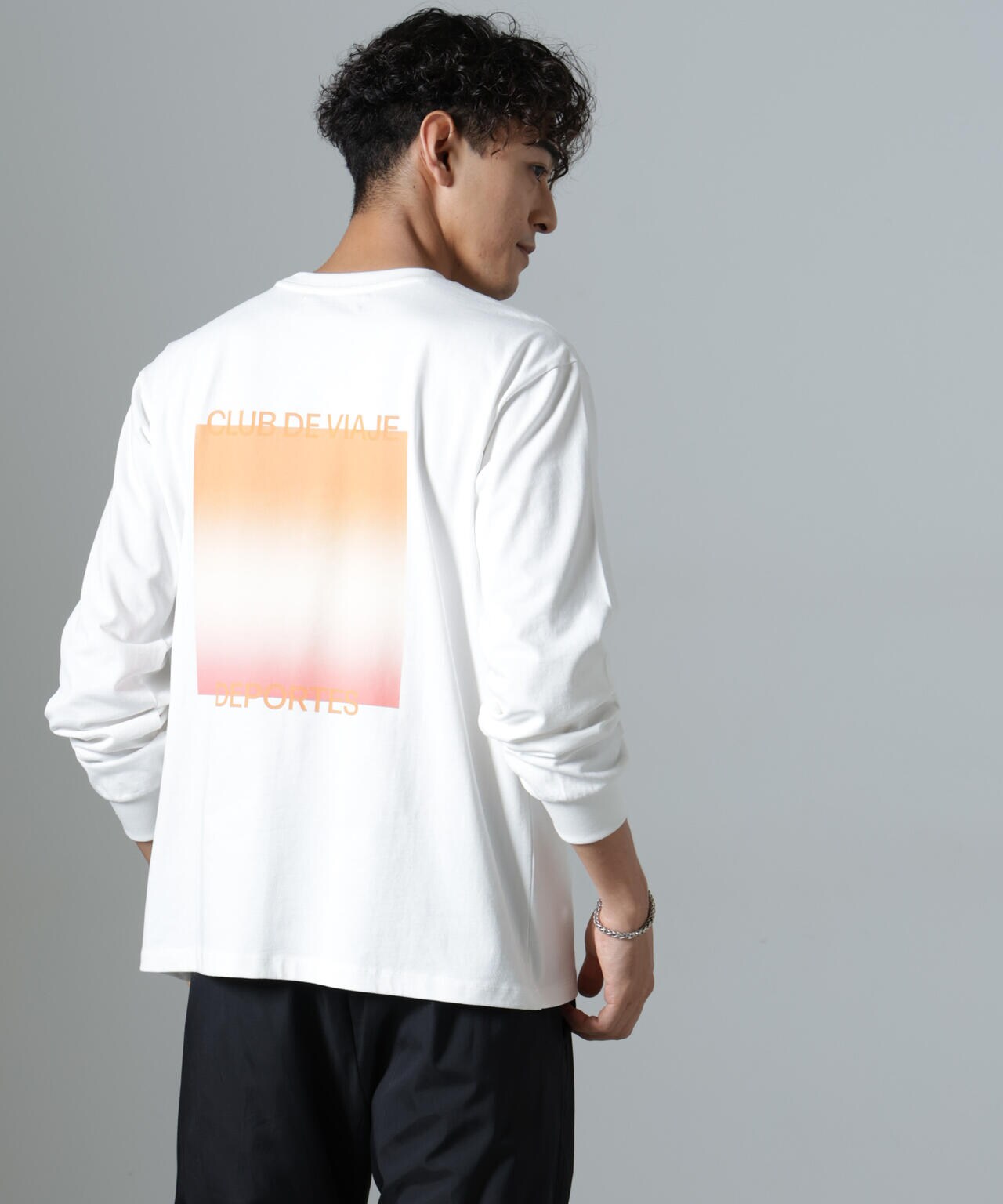 「NJ/CLUB」PARKSTOCK プリントロングスリーブTシャツ 6684223222