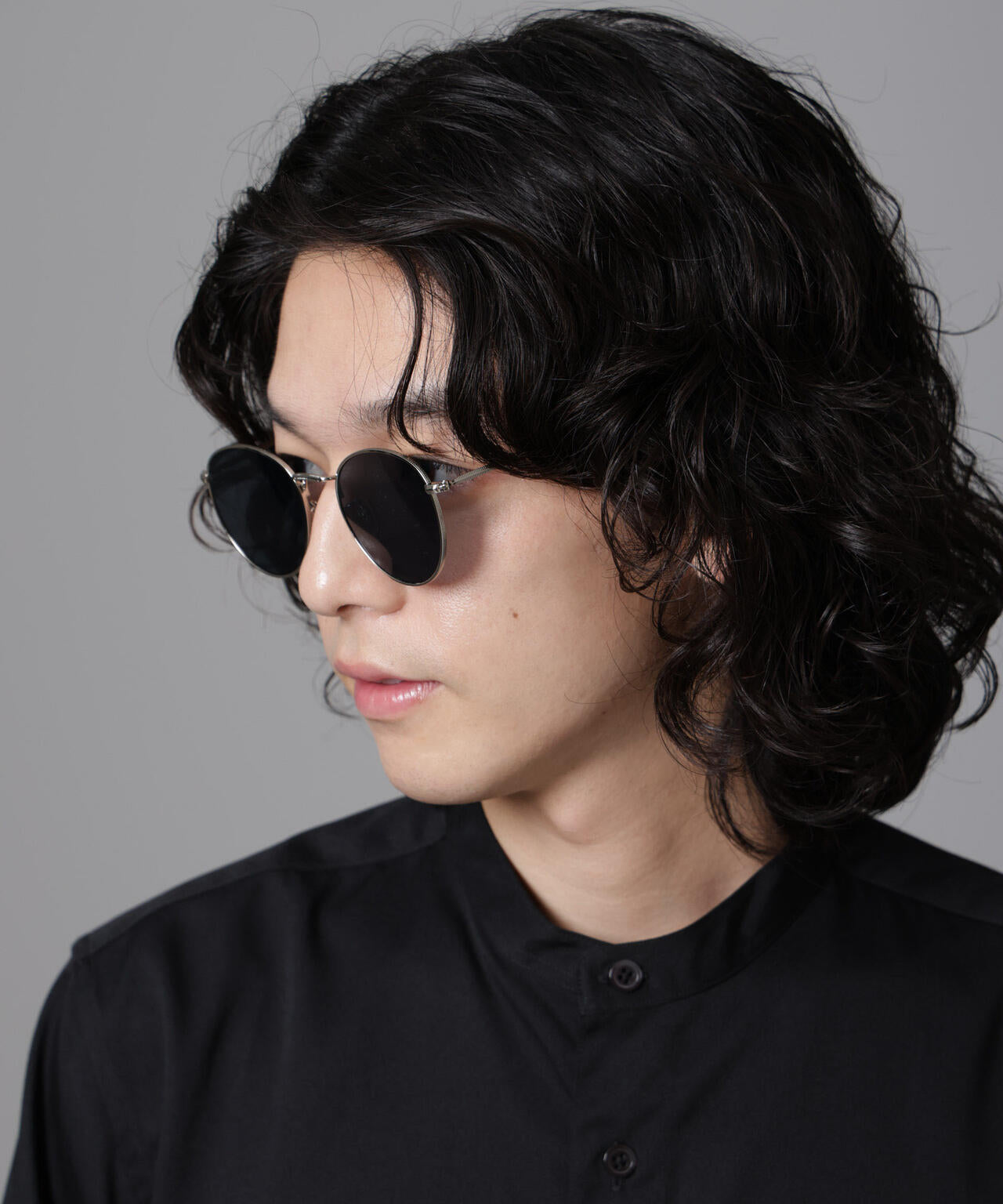 ボストン型メタルサングラス 6684240202