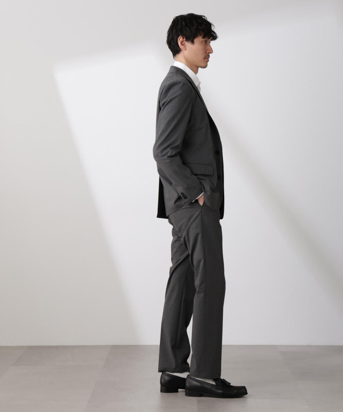 「N JACKET BASIC」トロピカルストレッチジャケット(セットアップ可) 6685117202