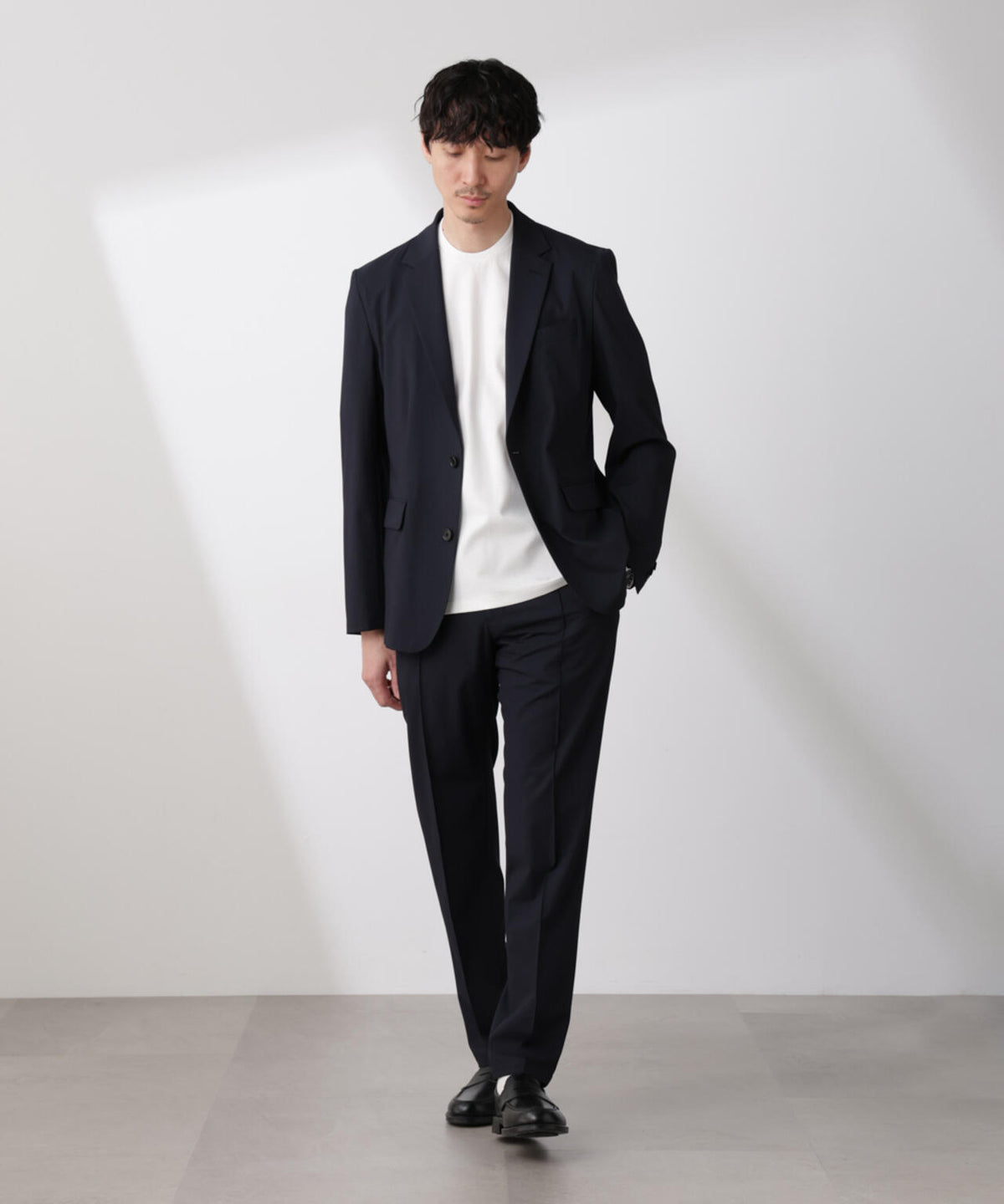 「N JACKET BASIC」トロピカルストレッチジャケット(セットアップ可) 6685117202