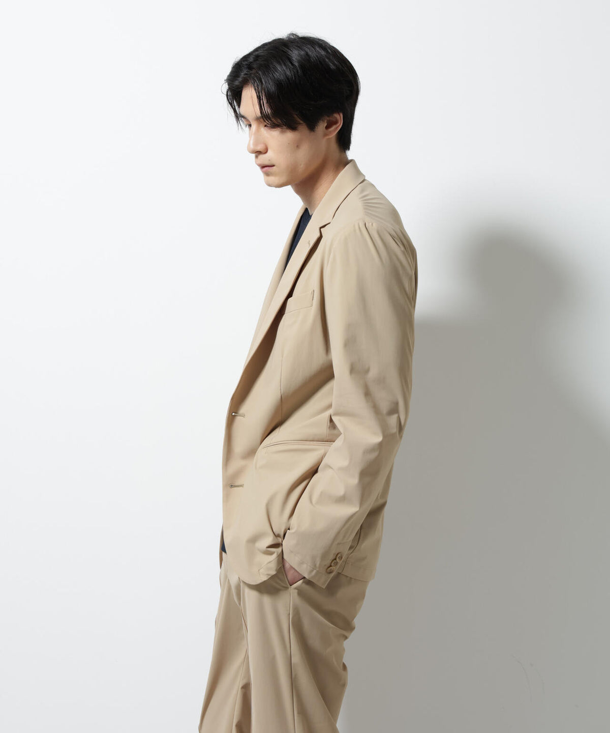 「N JACKET PREMIUM」クールタッチ4WAYストレッチジャケット撥水(セットアップ可) 6685117204