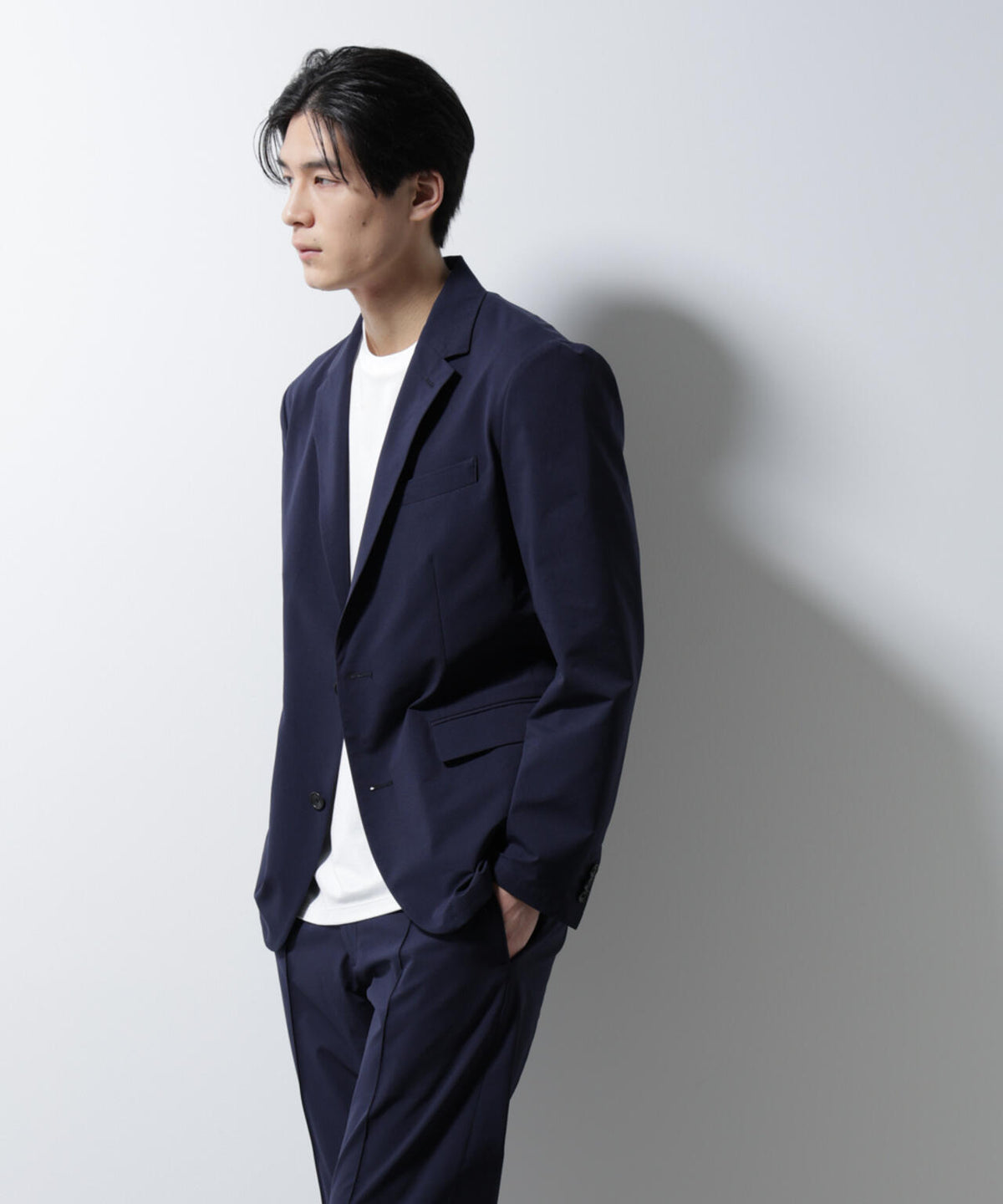 「N JACKET BASIC」ダントツオチール防汚テックストレッチジャケット(セットアップ可) 6685117205