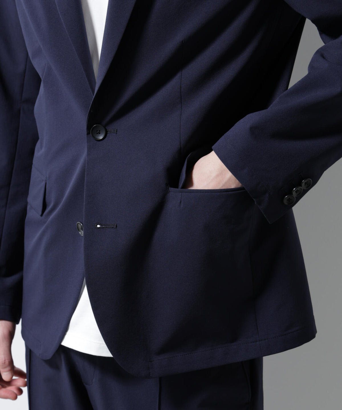 「N JACKET BASIC」ダントツオチール防汚テックストレッチジャケット(セットアップ可) 6685117205