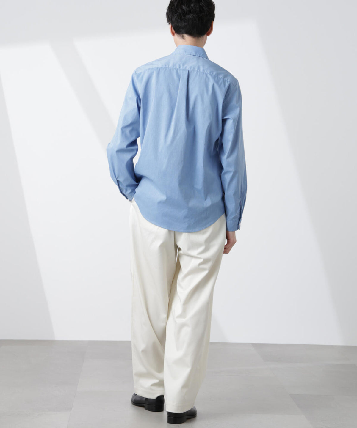 「ICE FLOW LINEN」カッタウェイシャツ 長袖 6685120207